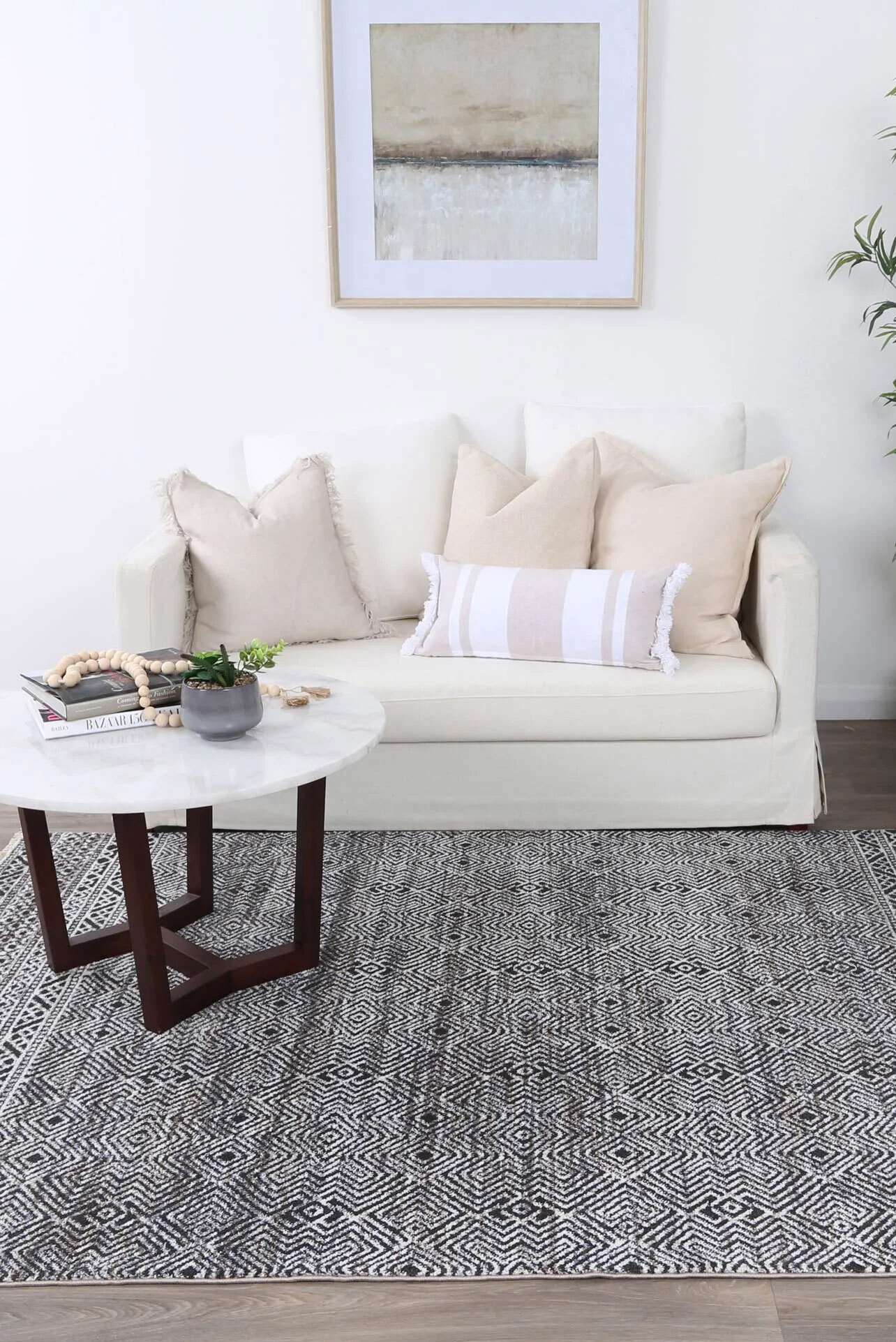 Large View Mario Geometric Design Rug(Size 170 x 120cm)