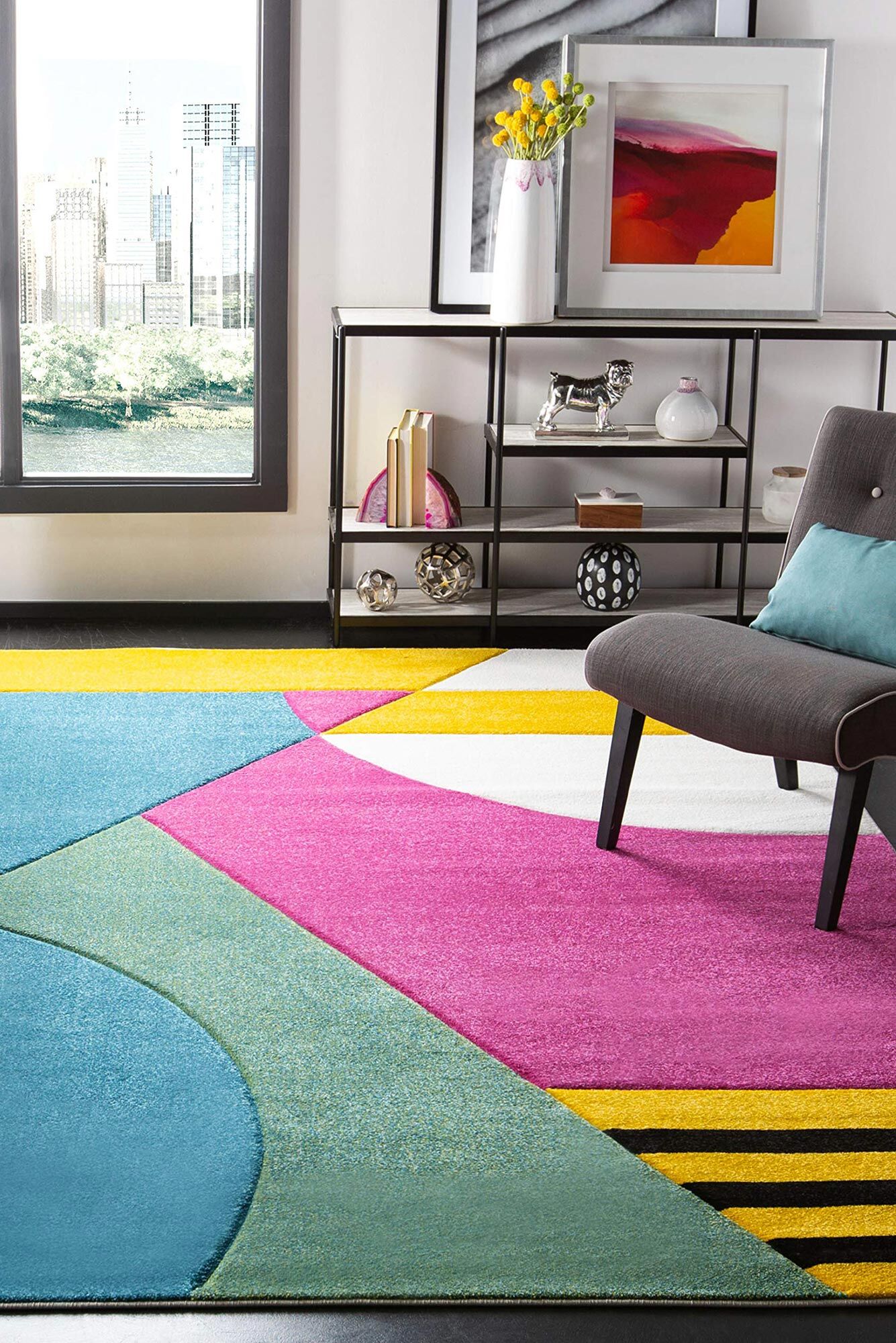 Large View Marvel Modern Geometric Rug (Size 230 x 160cm)