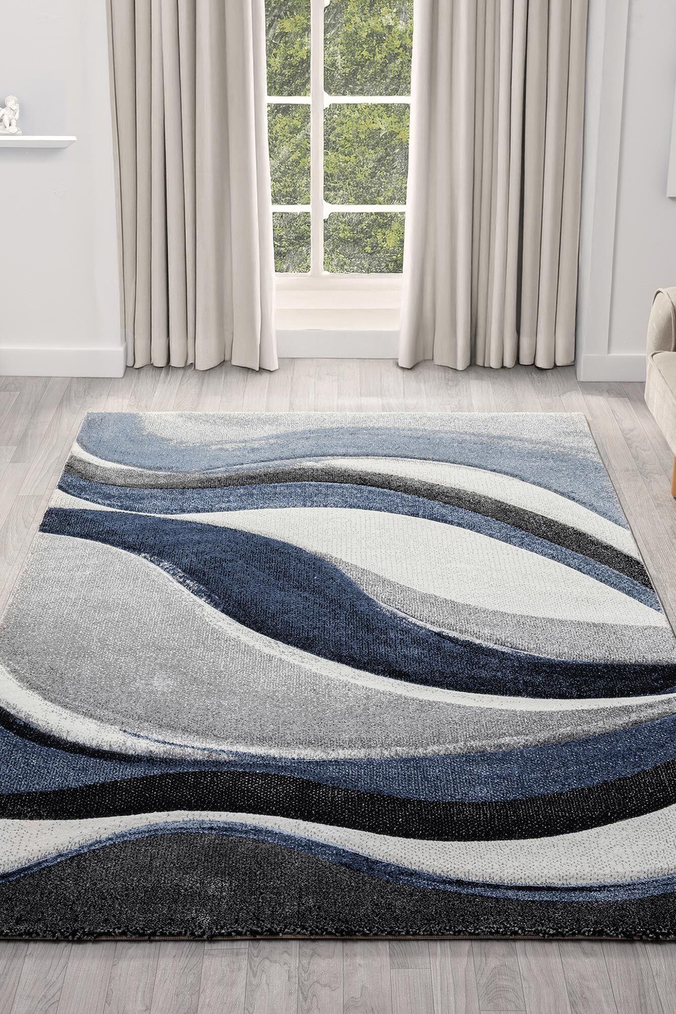 Large View Marvel Modern Wavy Rug (Size 230 x 160cm)