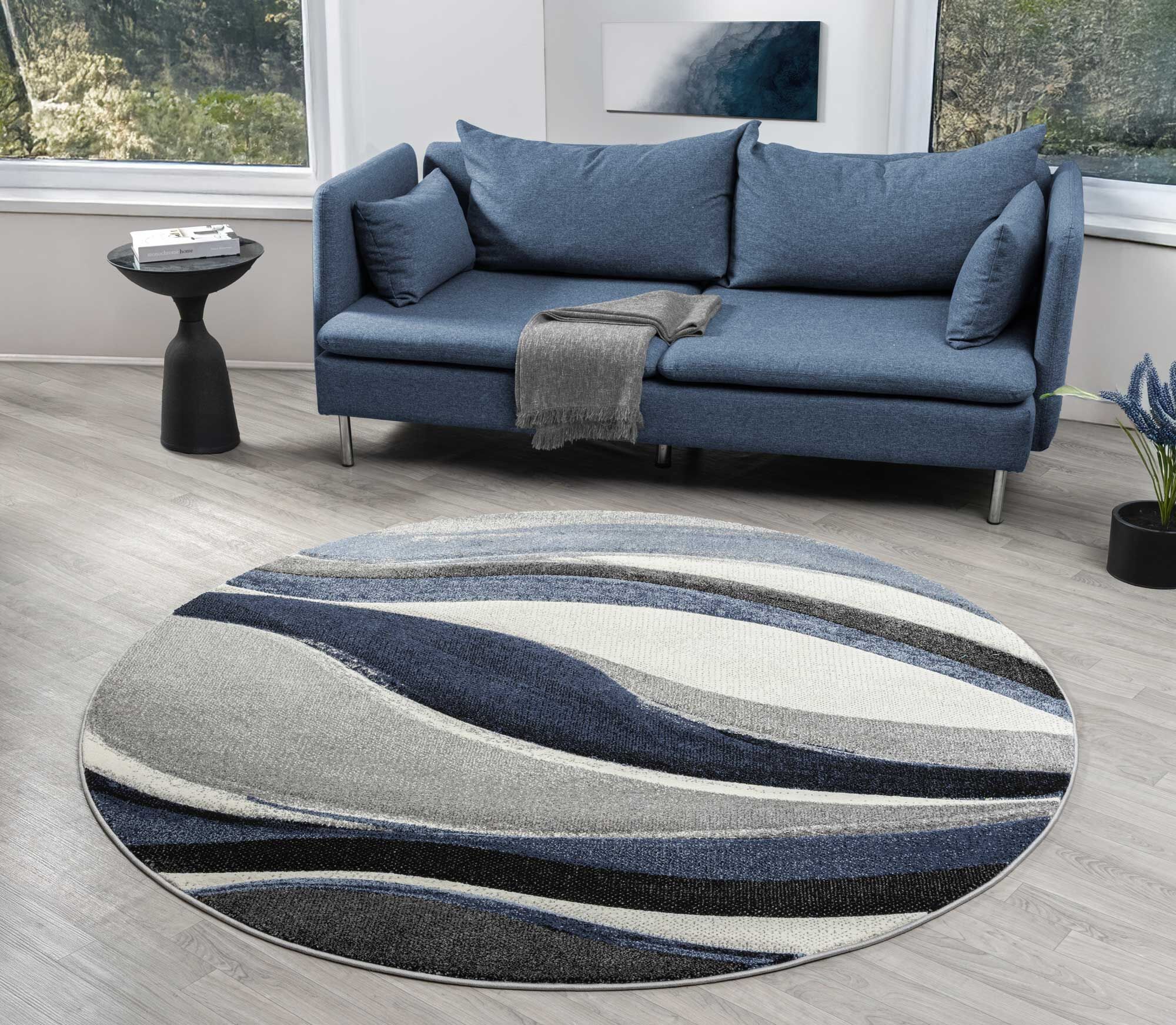 Large View Marvel Modern Wavy Rug