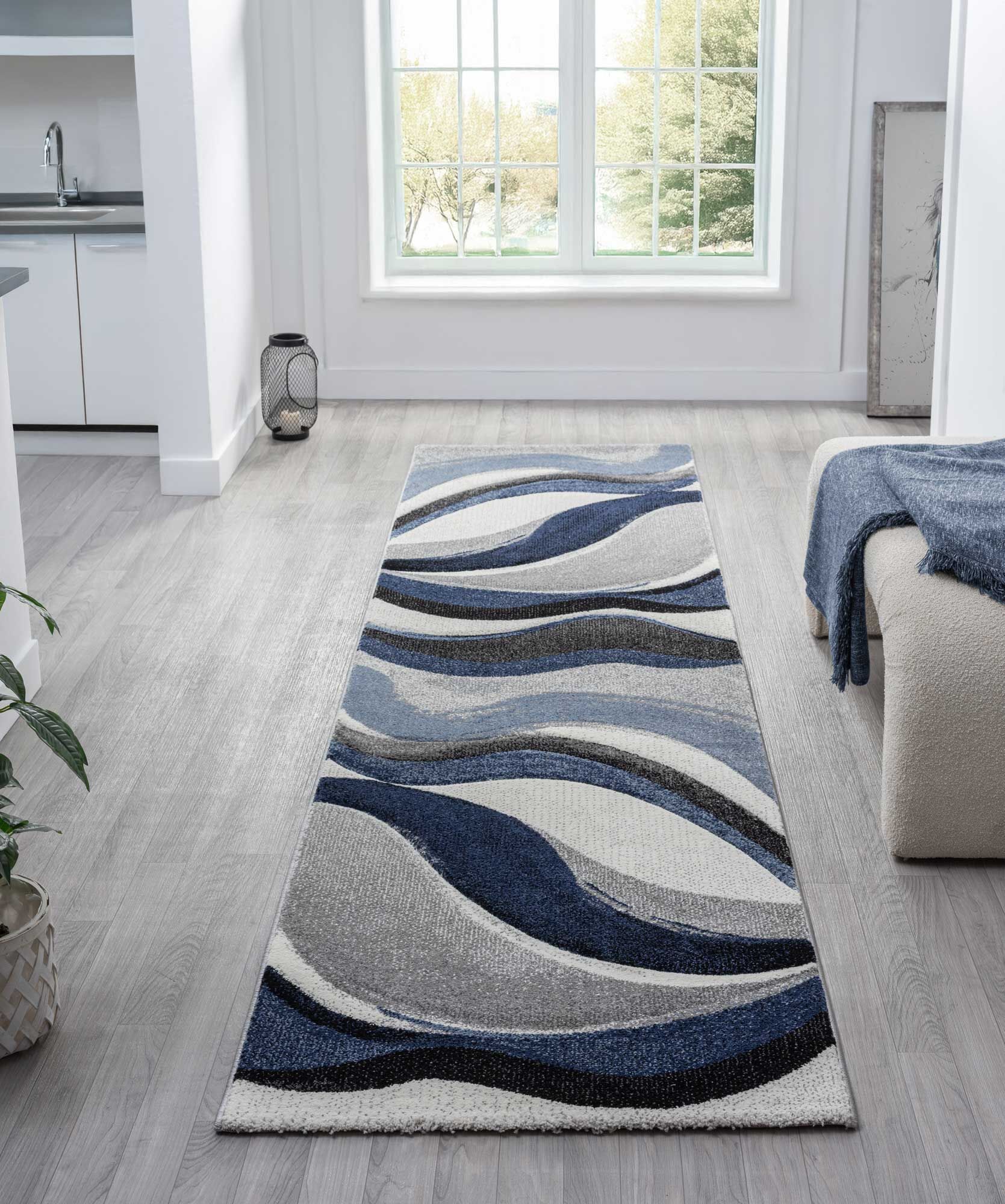 Large View Marvel Modern Wavy Rug