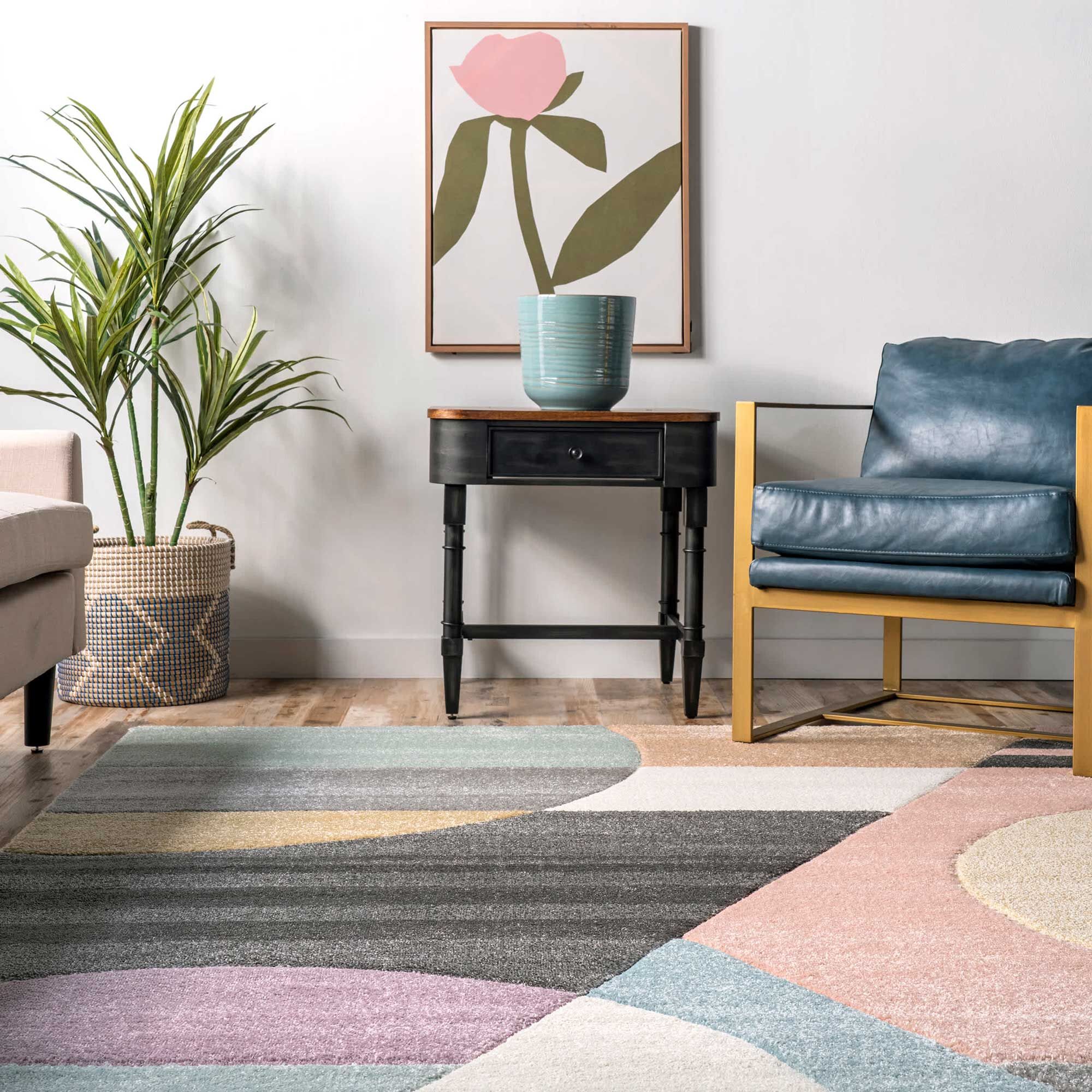 Large View Marvel Modern Geometric Rug