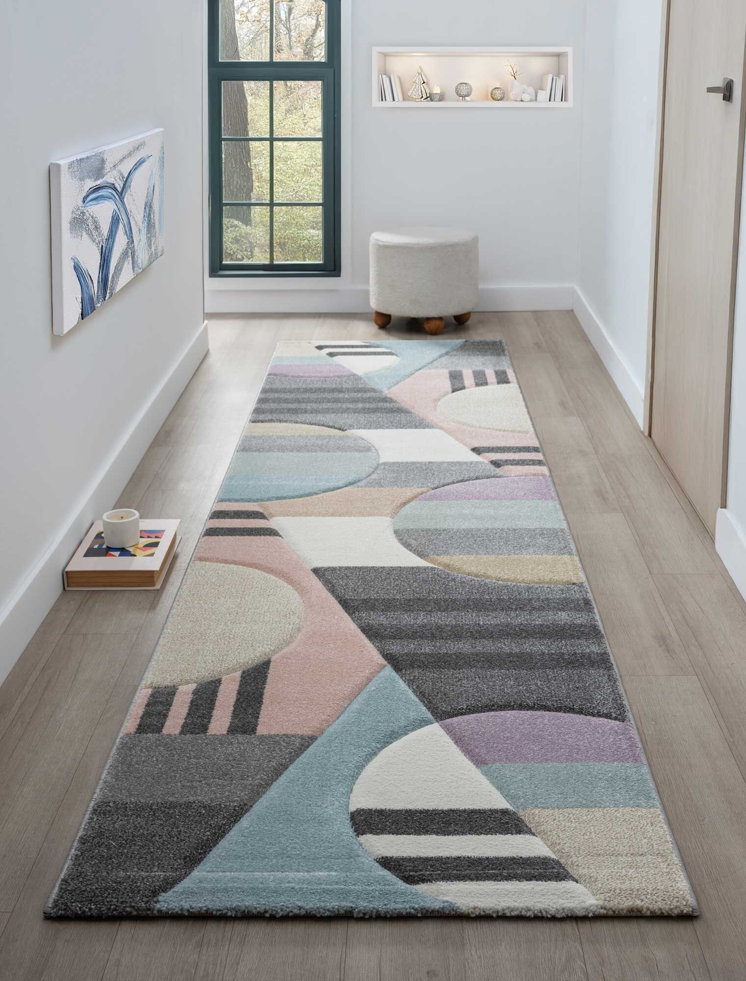 Large View Marvel Modern Geometric Rug