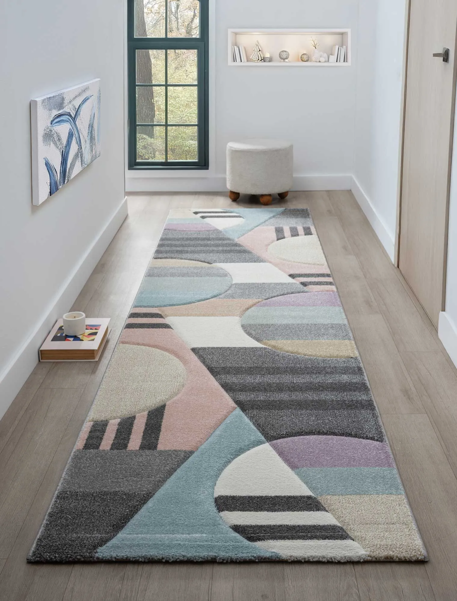 Large View Marvel Modern Geometric Rug