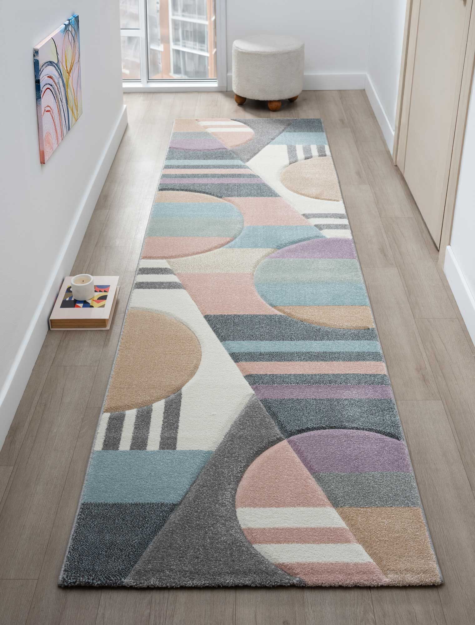 Large View Marvel Modern Geometric Rug