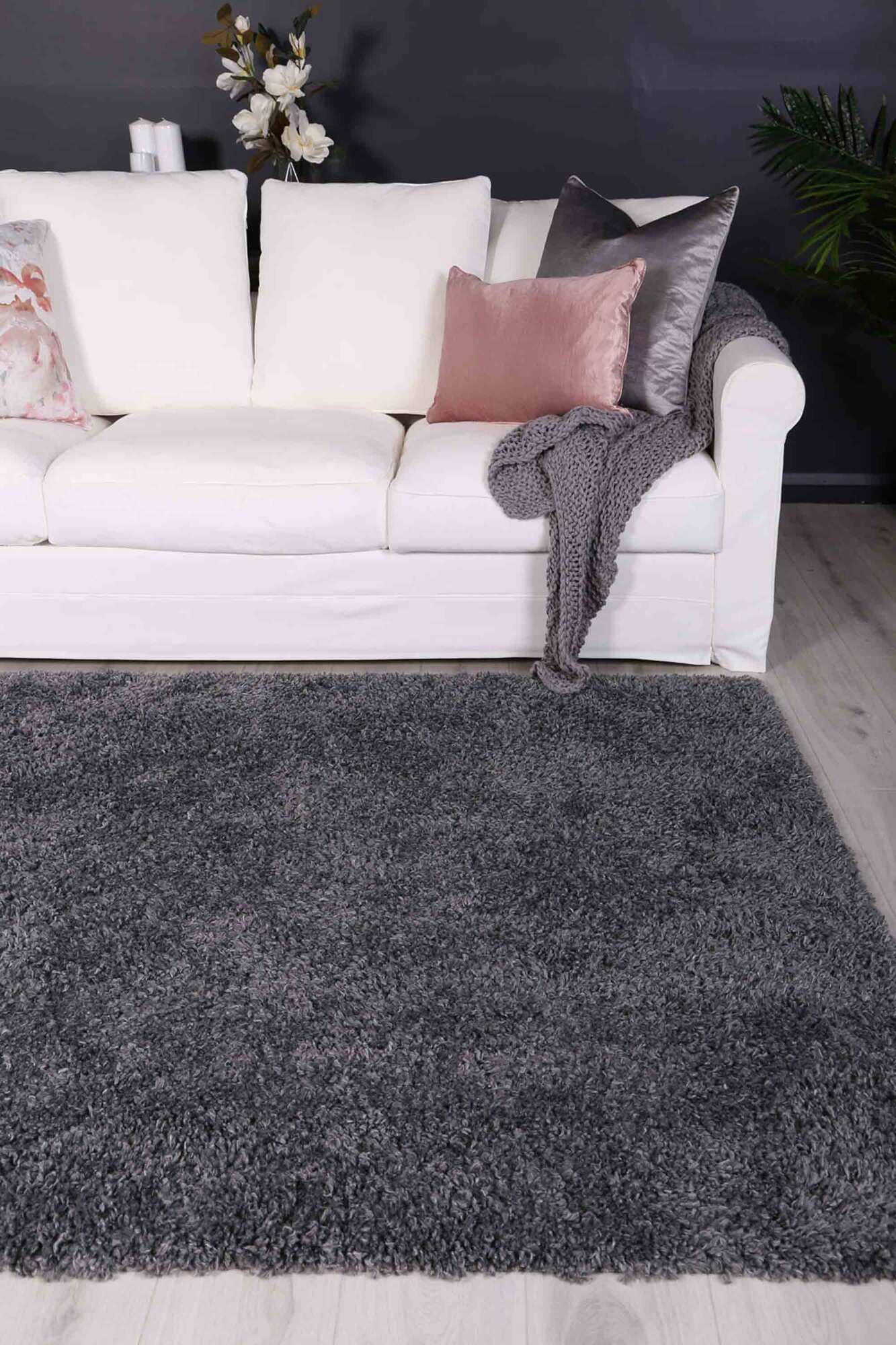 Max Plain Shaggy Rug(Size 230 x 160cm)