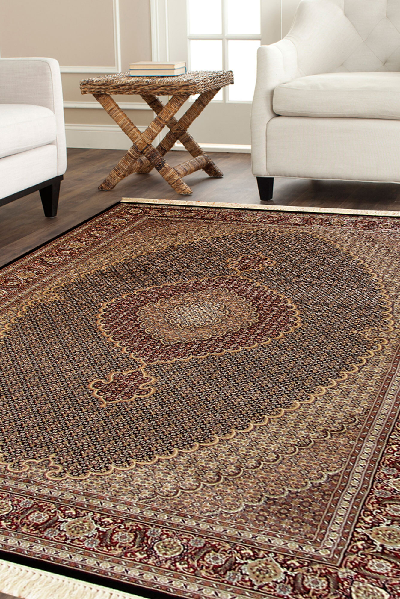 Mona Blue Classic Oriental Rug(Size 180 x 120cm)