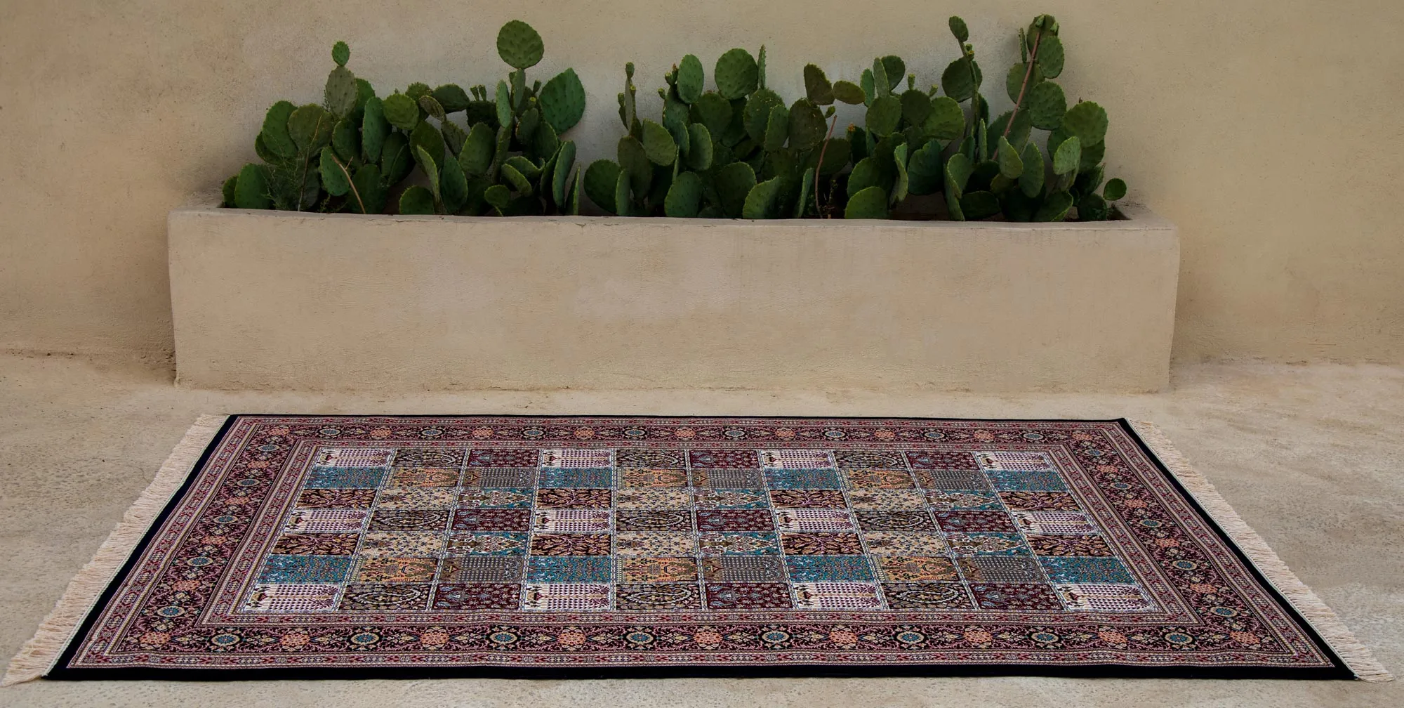 Large View Mona Classic Oriental Fringed Rug