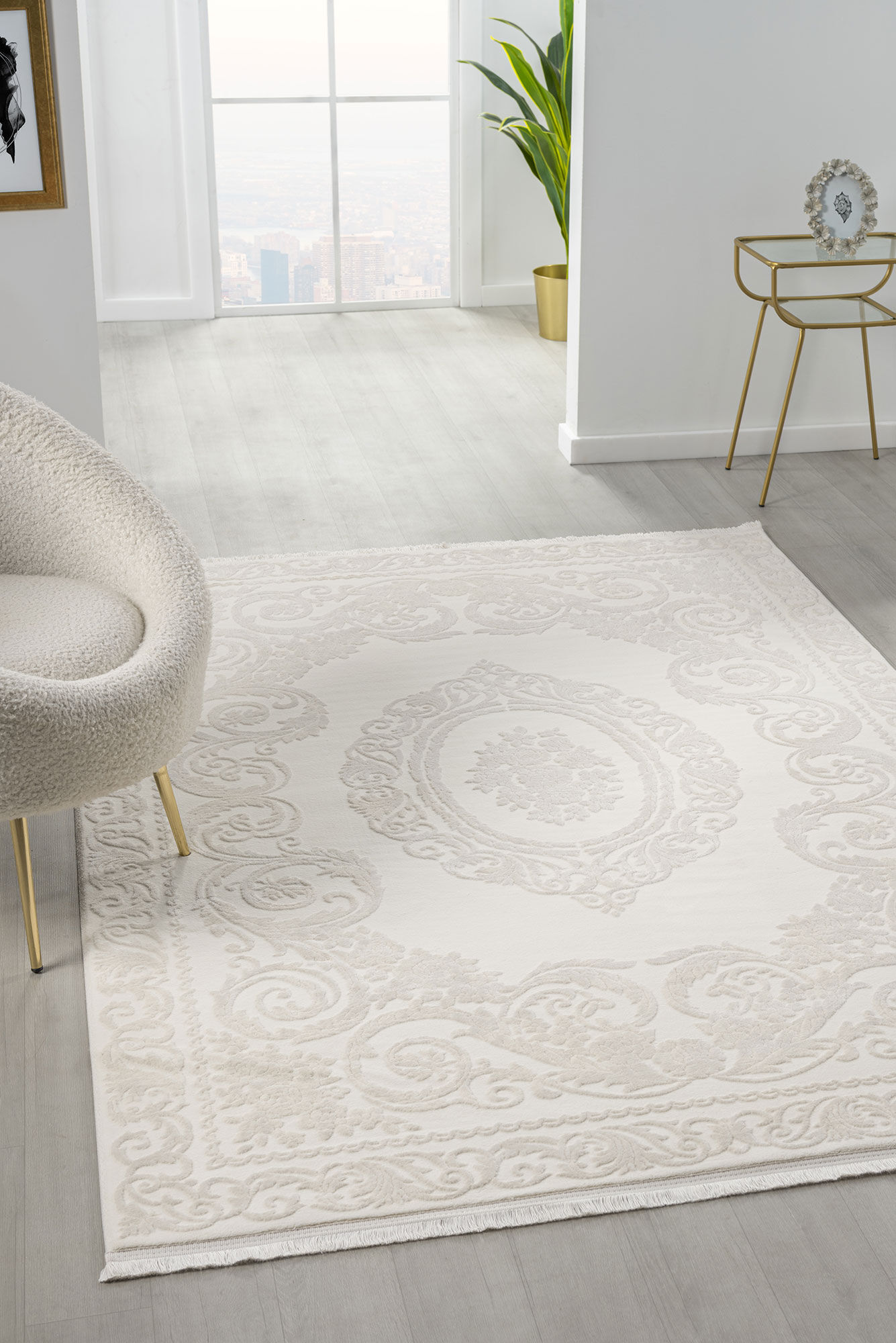 Large View Mademoiselle Aubusson Rug(Size 230 x 160cm)