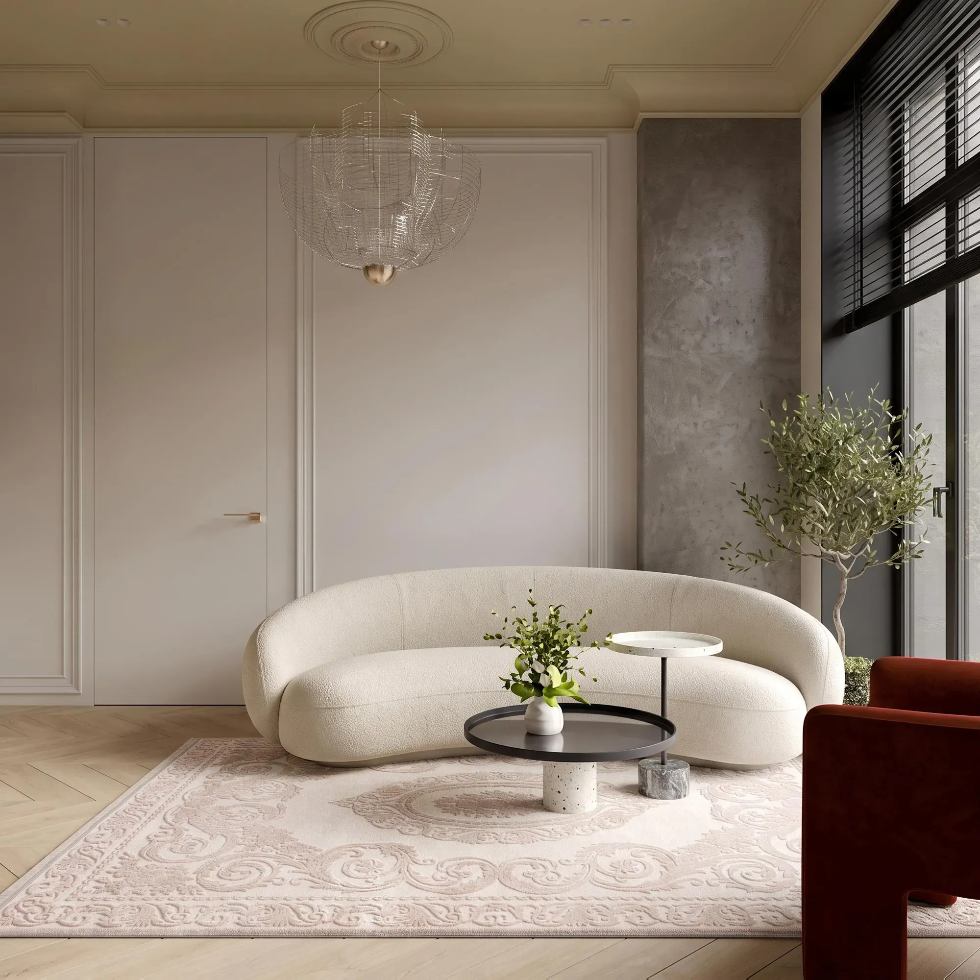Mademoiselle Floral Parisian Rug