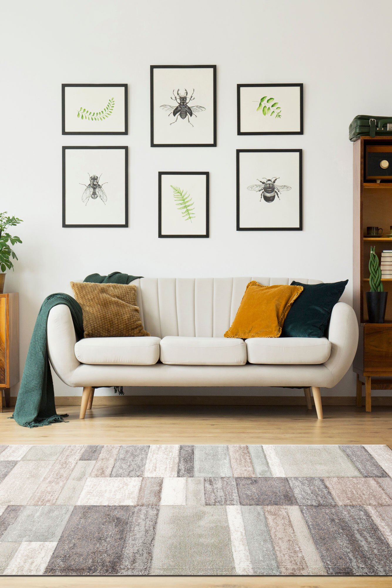 Large View Mylo Modern Geometric Rug(Size 290 x 200cm)