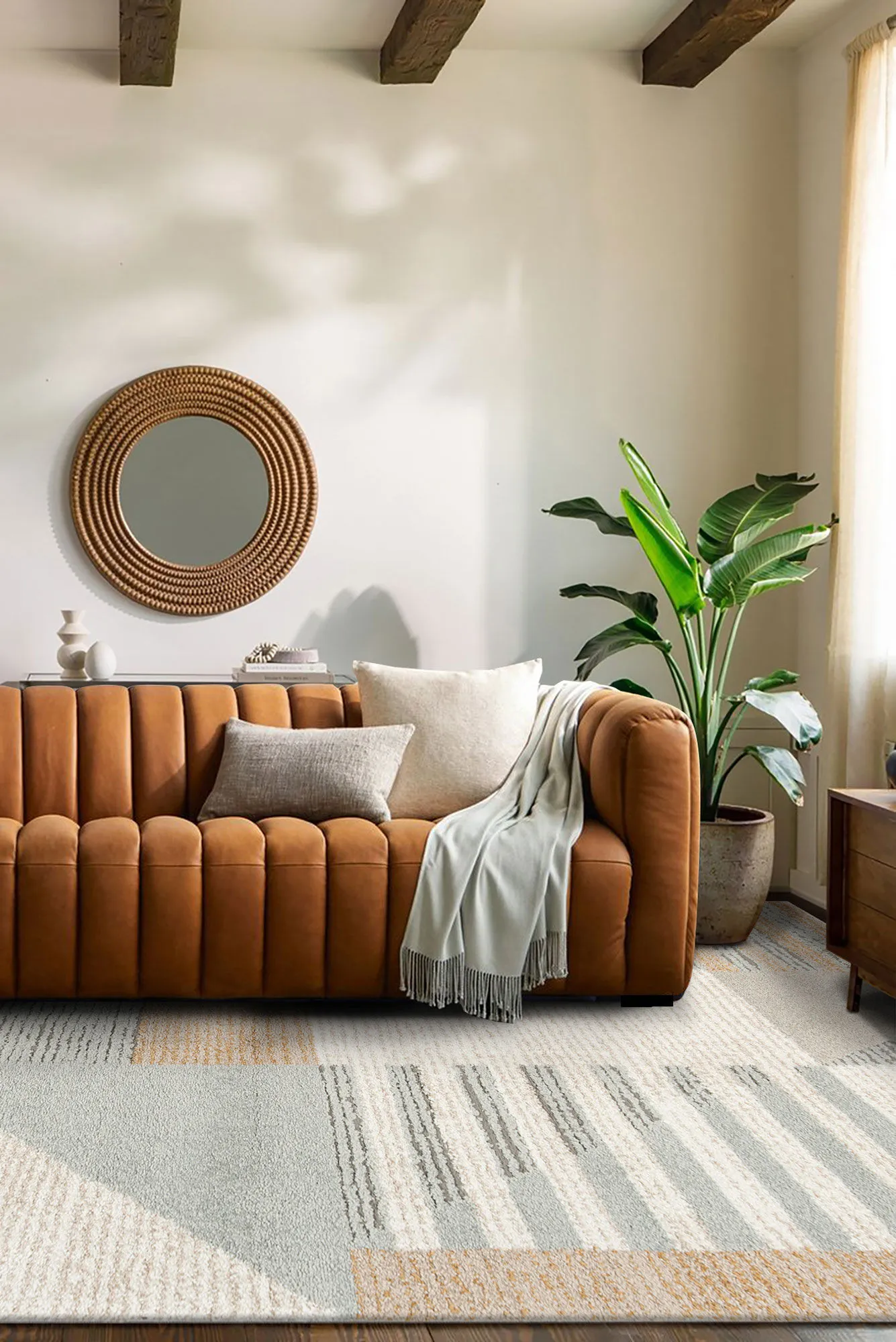 Mineral Modern Geometric Rug(Size 230 x 160cm)