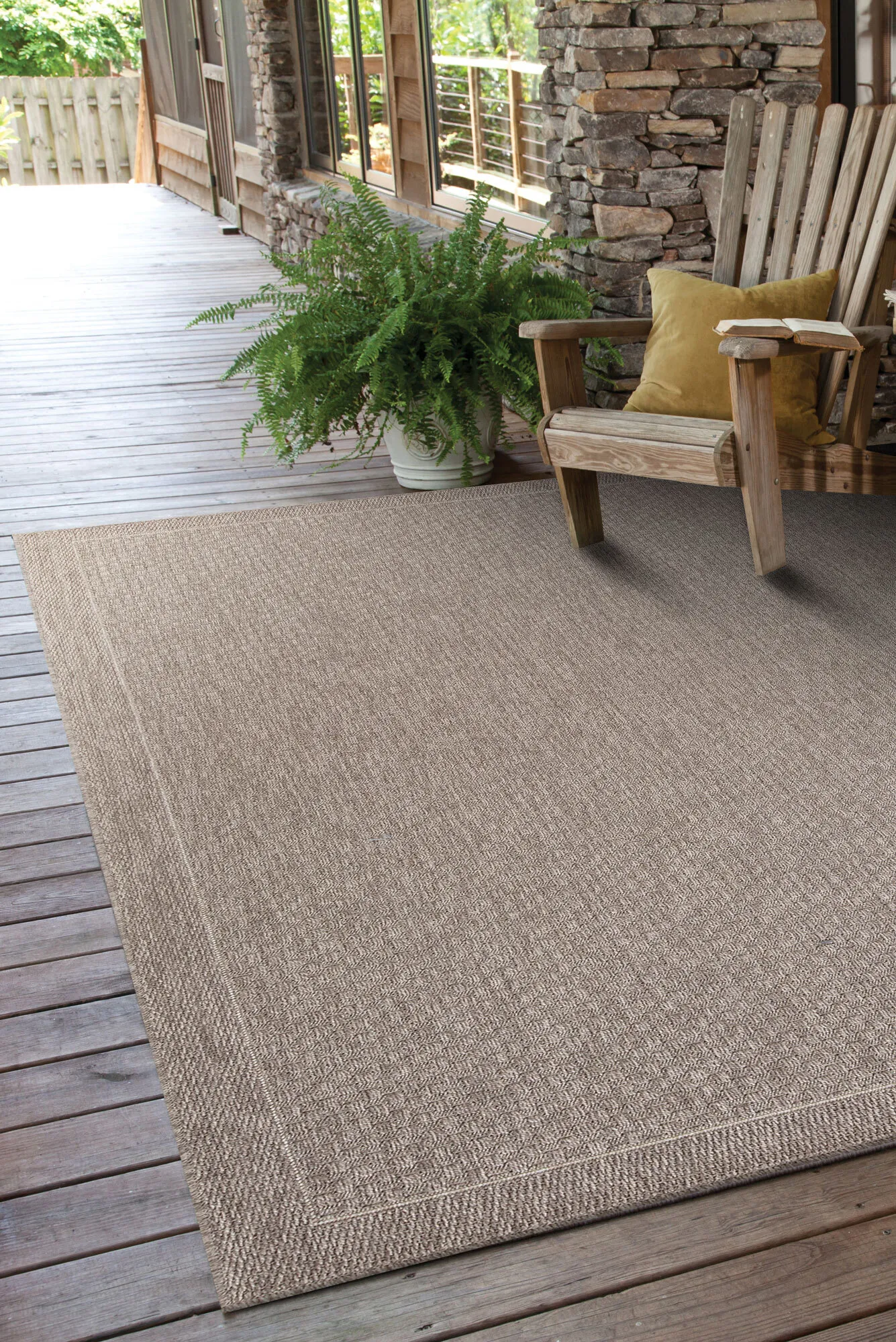 Mika Flatweave Border Rug(Size 230 x 160cm)