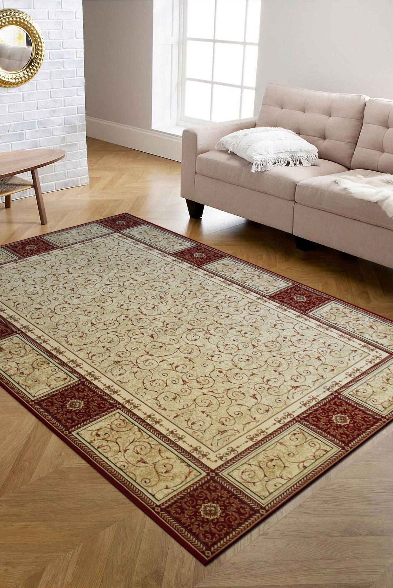 Mercin Traditional Rug(Size 180 x 120cm)