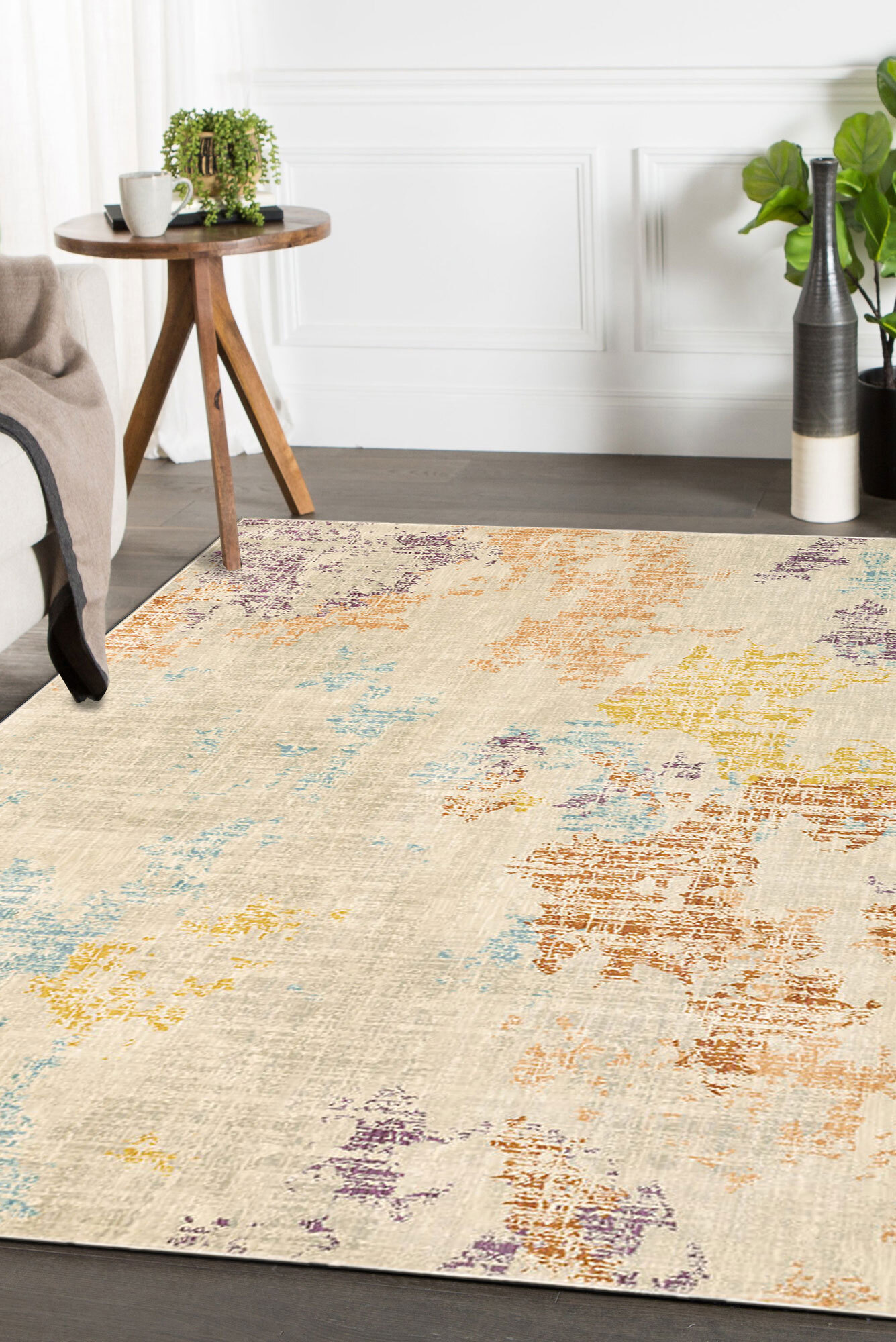Large View Myla Contemporary Abstract Rug(Size 170 x 120cm)