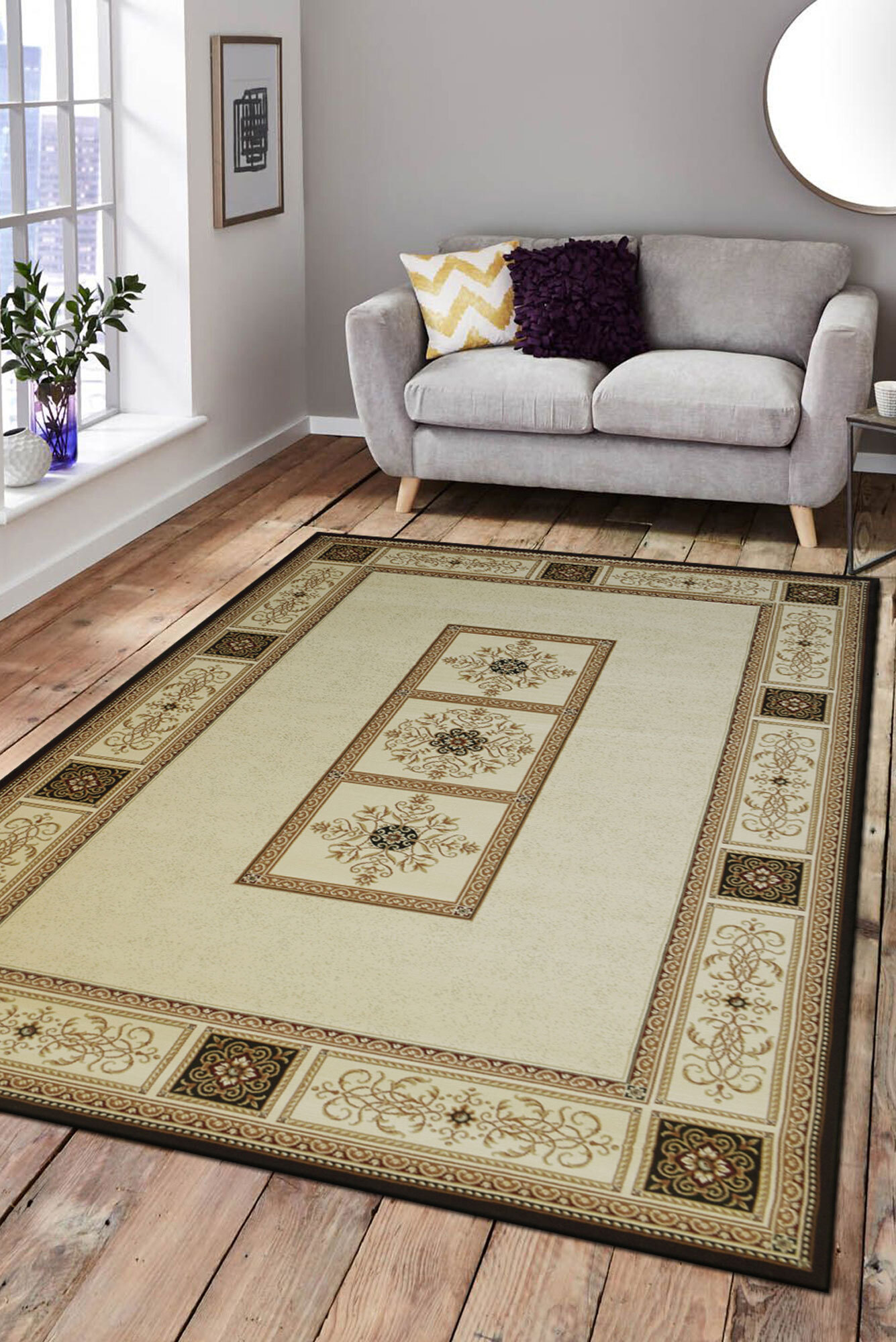 Mercin Traditional Rug(Size 180 x 120cm)