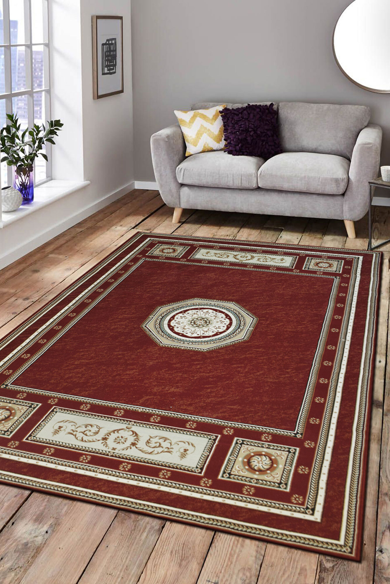 Large View Mercin Traditional Rug(Size 180 x 120cm)