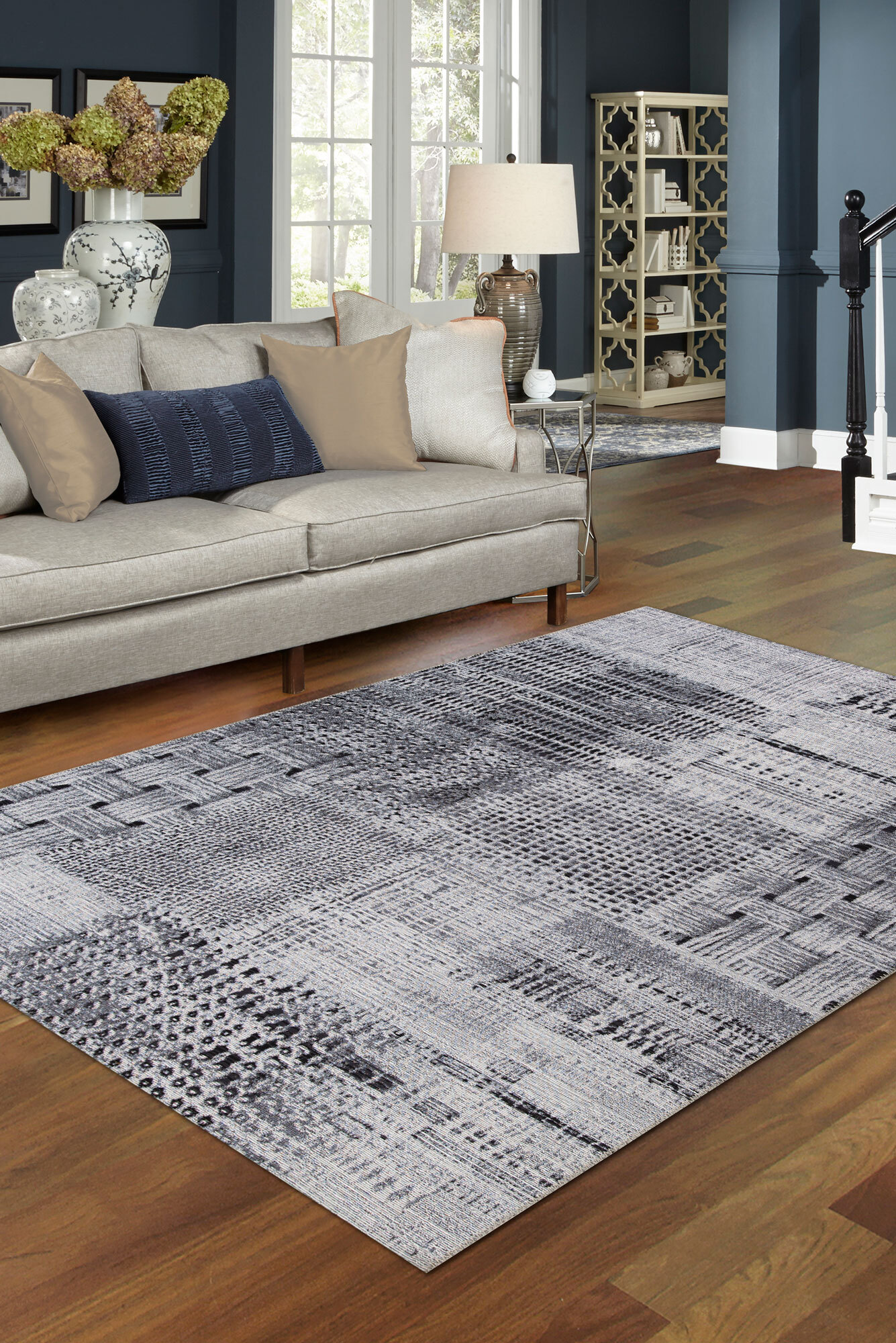 Marly Basket Weave Pattern Rug(Size 235 x 160cm)