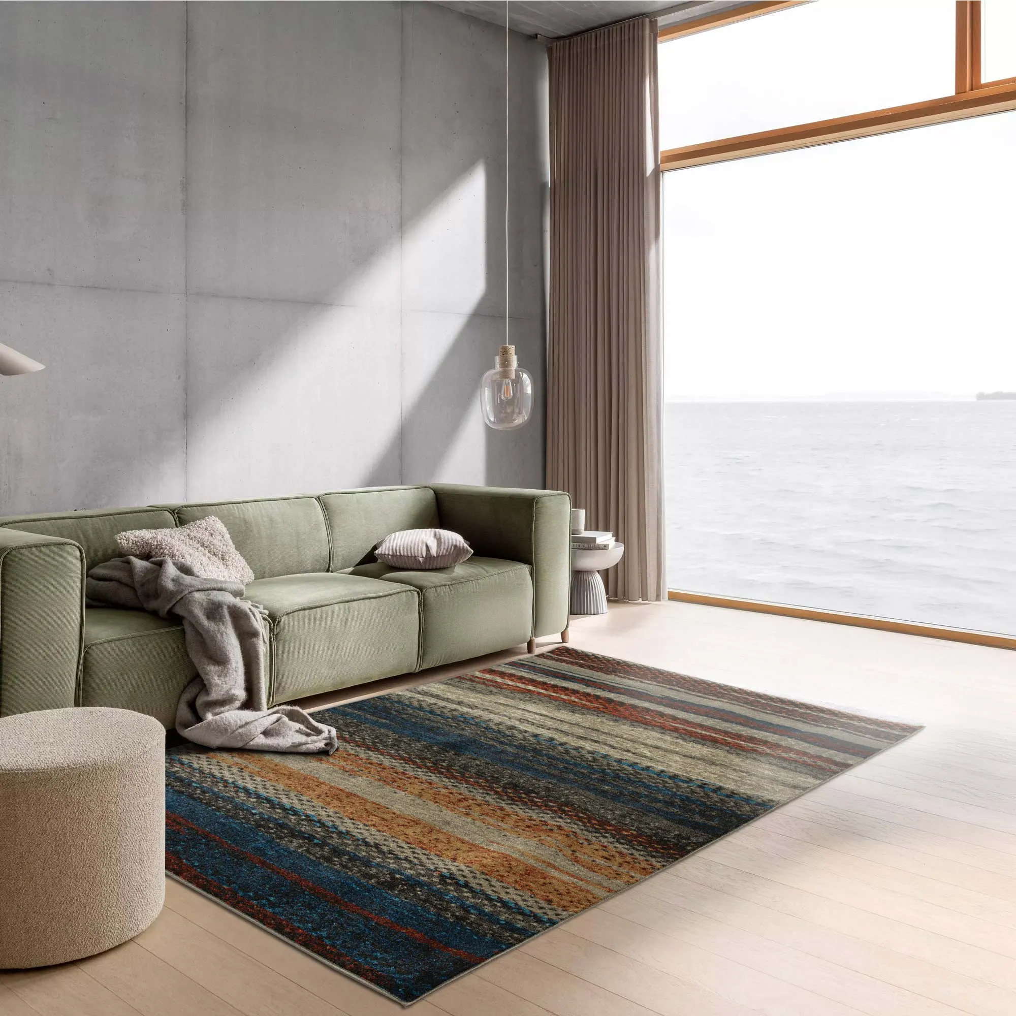 Mobi Multi Striped Rug