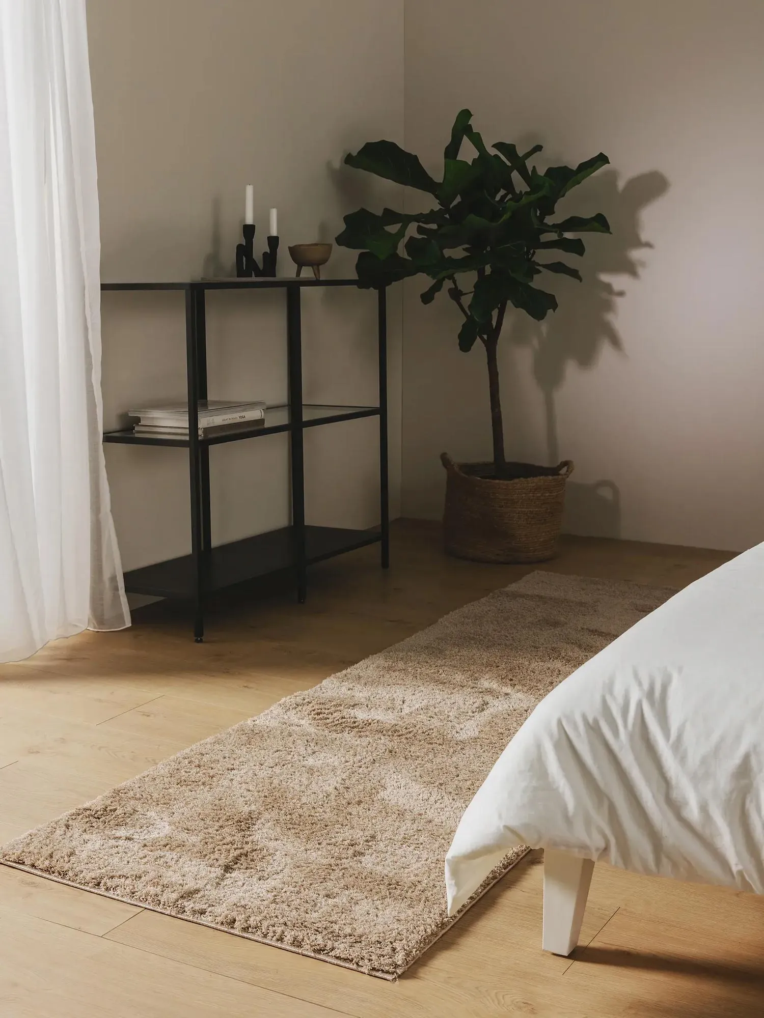 Mojito Plain Brown Shaggy Rug