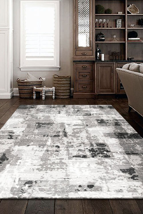 Large View Morris Grey Contemporary Rug(Size 180 x 120cm)