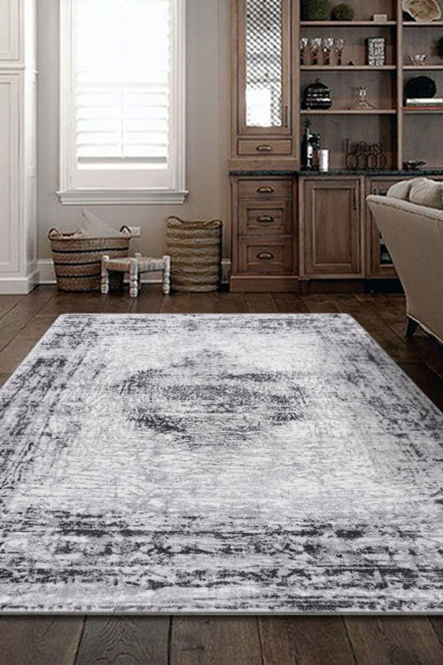 Morris Grey Contemporary Rug(Size 180 x 120cm)