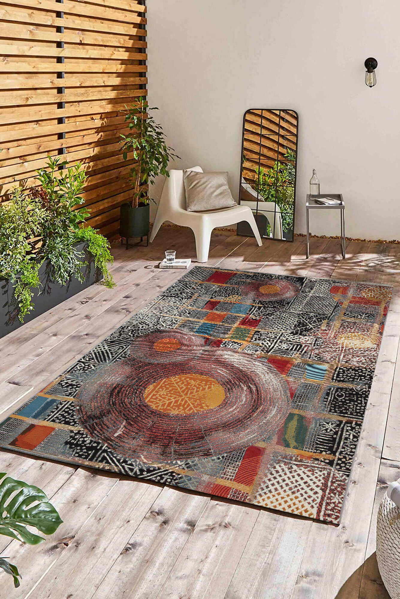 Large View Mystique Indoor/Outdoor Rug(Size 330 x 240cm)