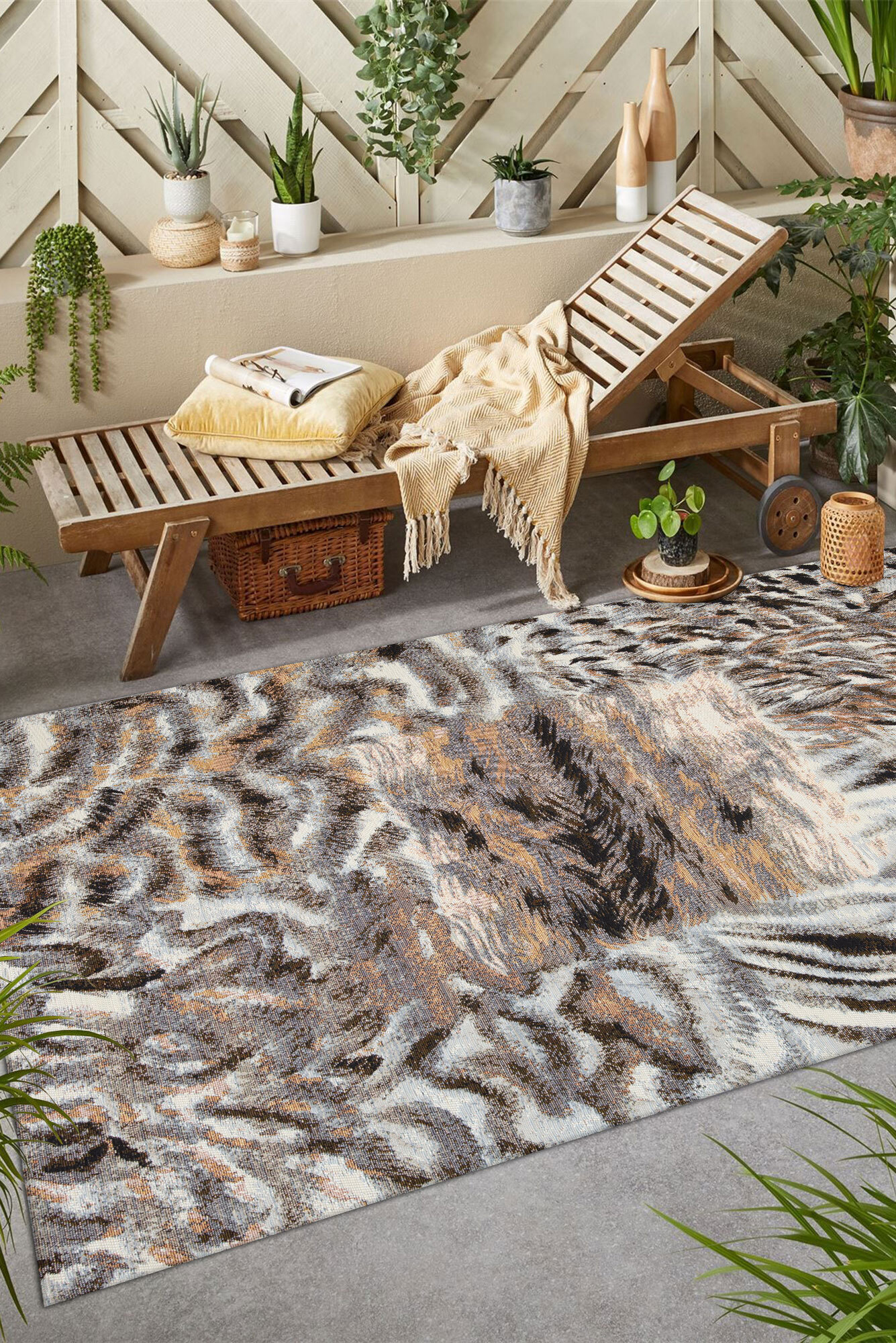 Large View Mystique Indoor/Outdoor Rug(Size 230 x 160cm)