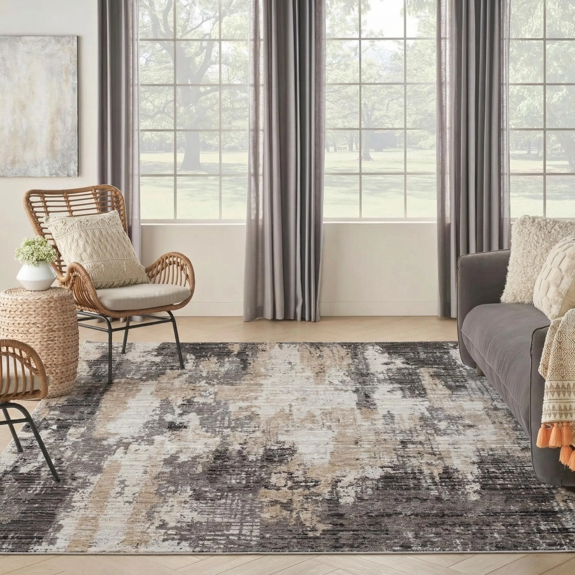 Nadia Modern Abstract Rug
