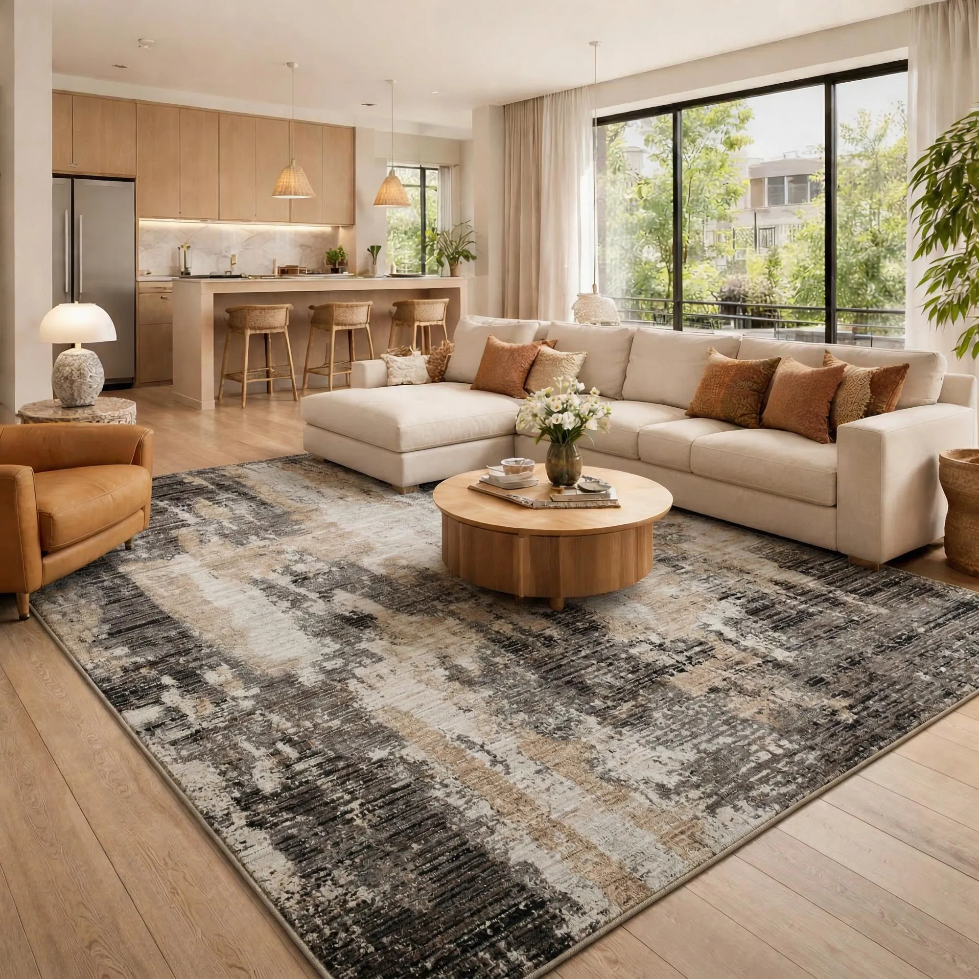 Nadia Modern Abstract Rug