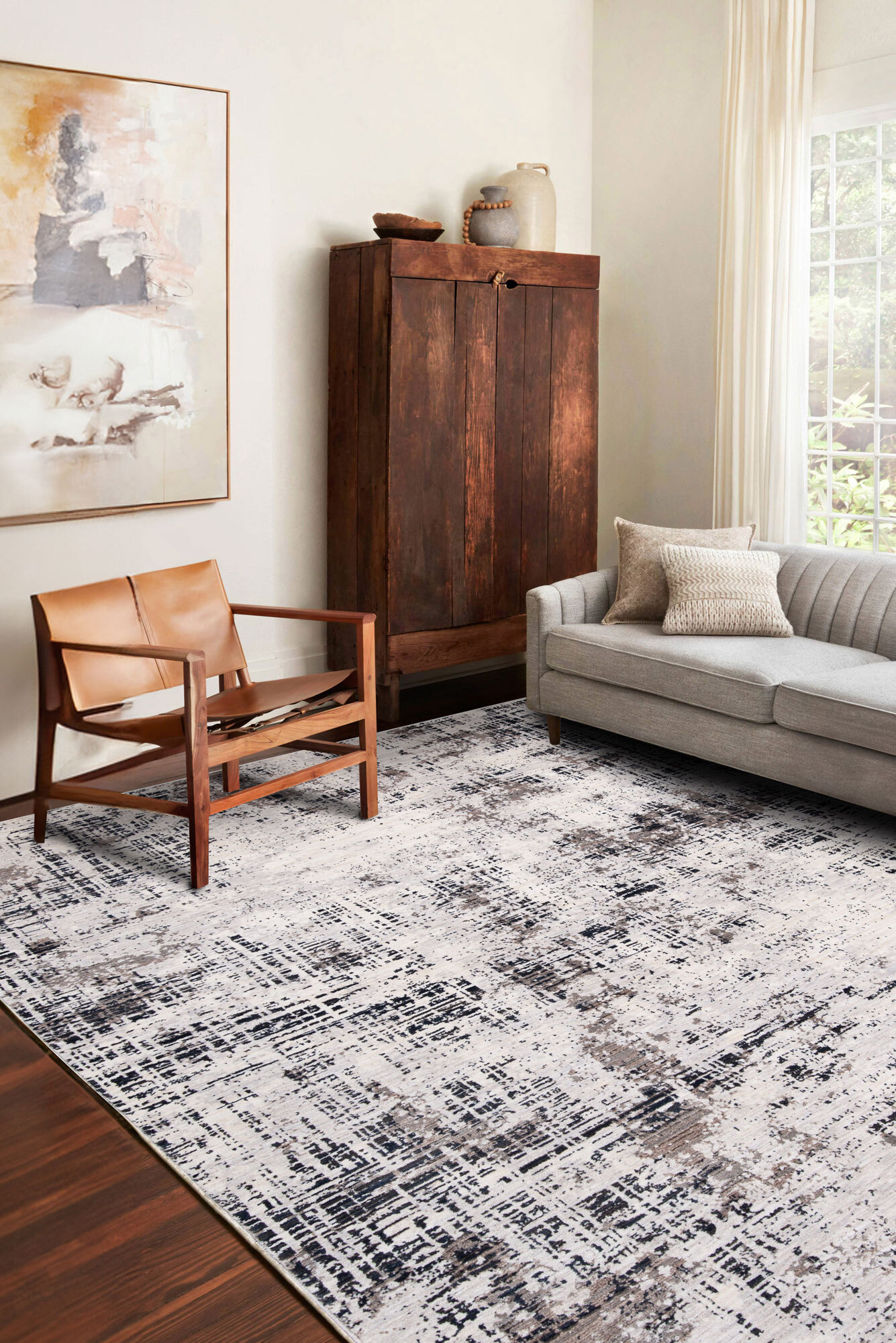 Nadia Modern Abstract Rug(Size 230 x 160cm)