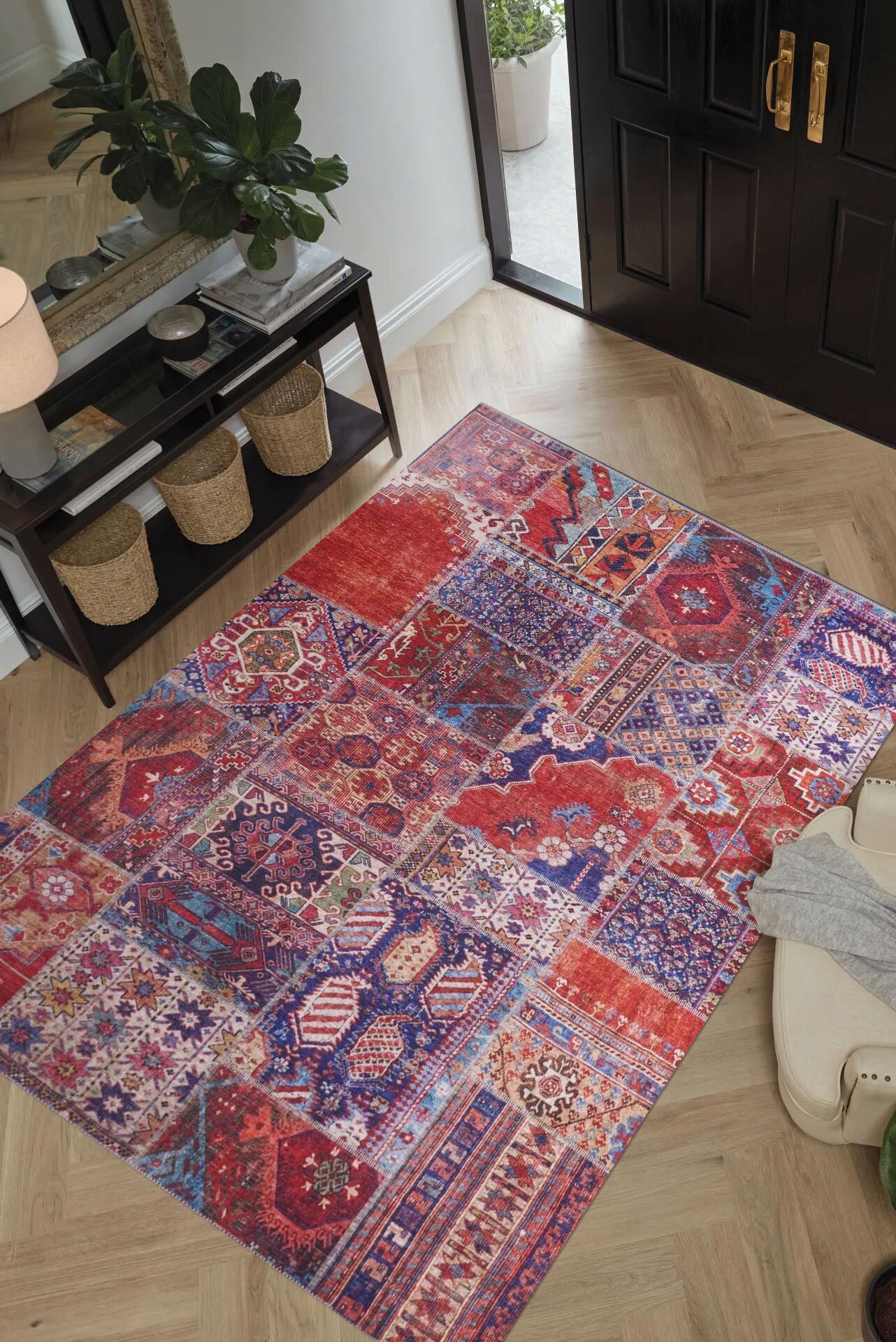 Large View Noble Traditional Patchwork Rug (Size 230 x 160cm)