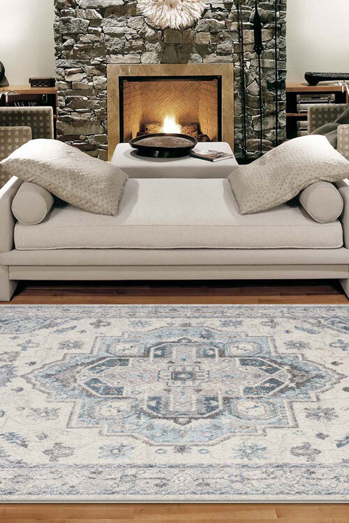 Nyle Traditional Medallion Rug(Size 170 x 120cm)