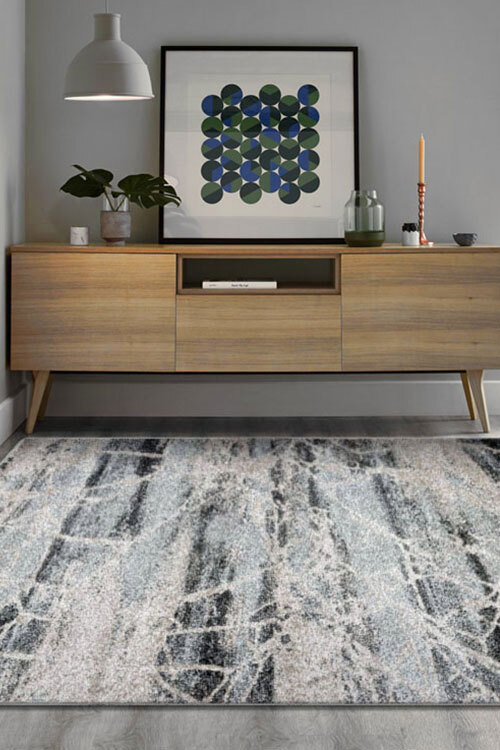 Large View Oakley Modern Granite Rug(Size 170 x 120cm)