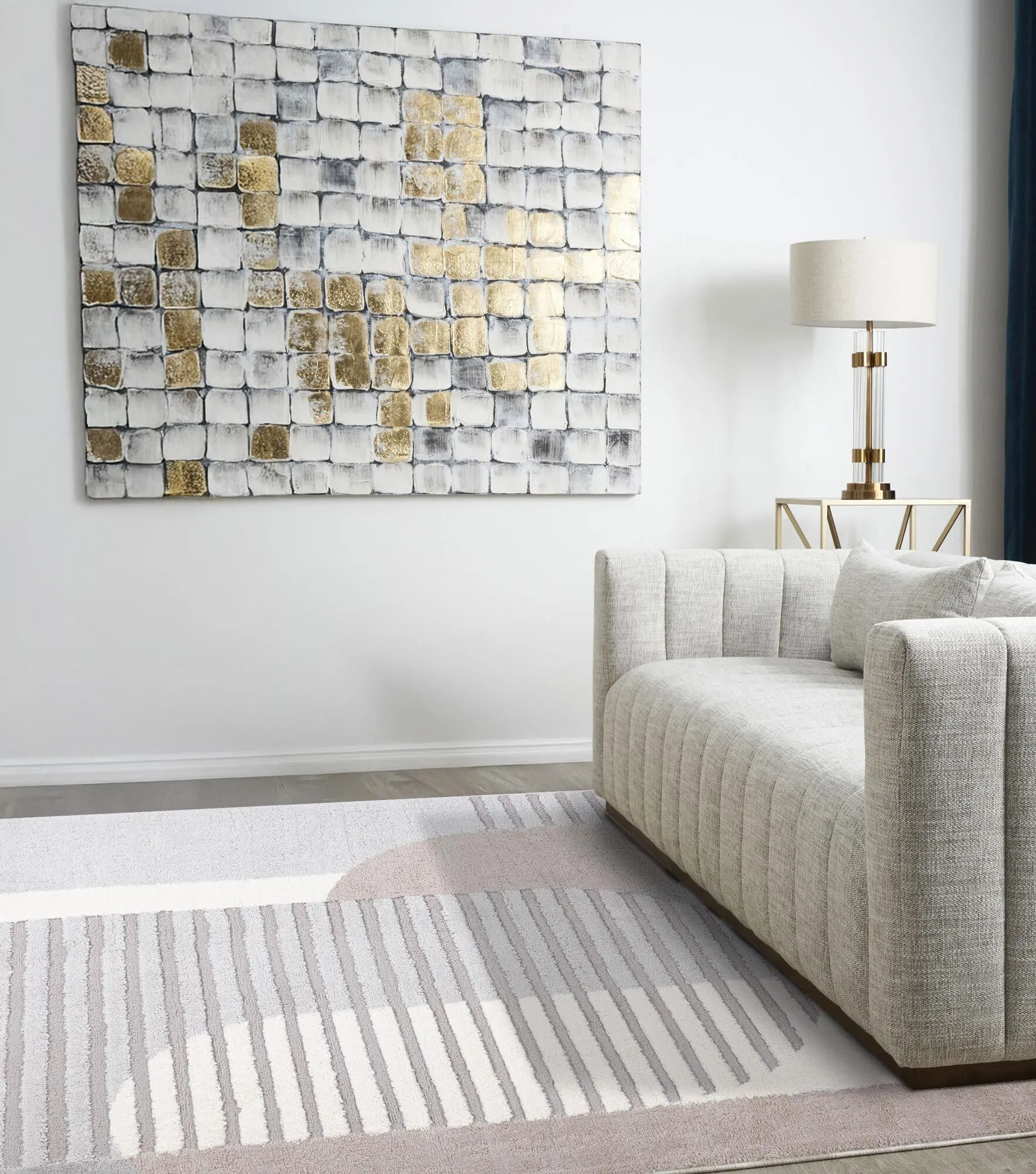 Oscar Soft Geometric Rug