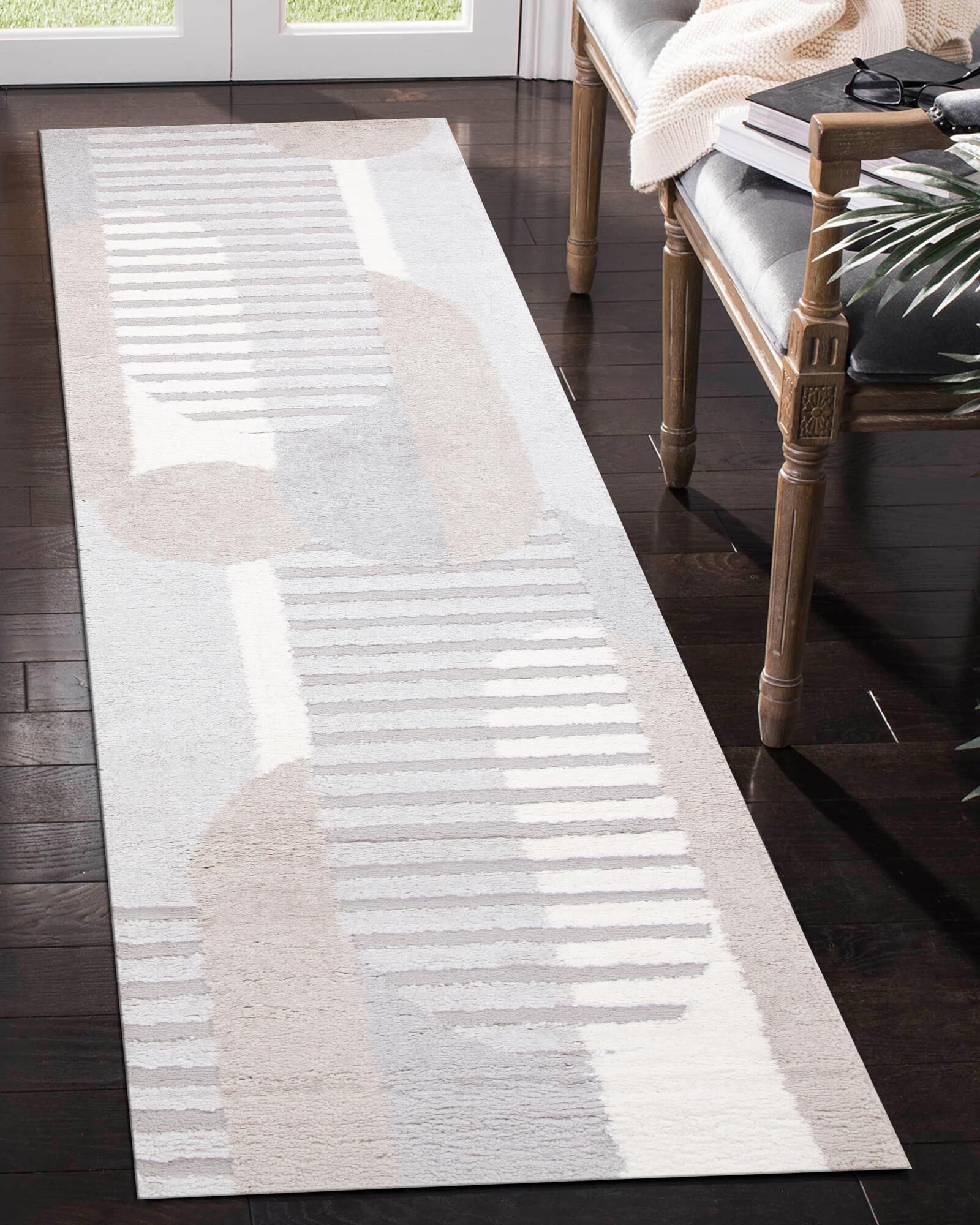 Large View Oscar Soft Geometric Rug