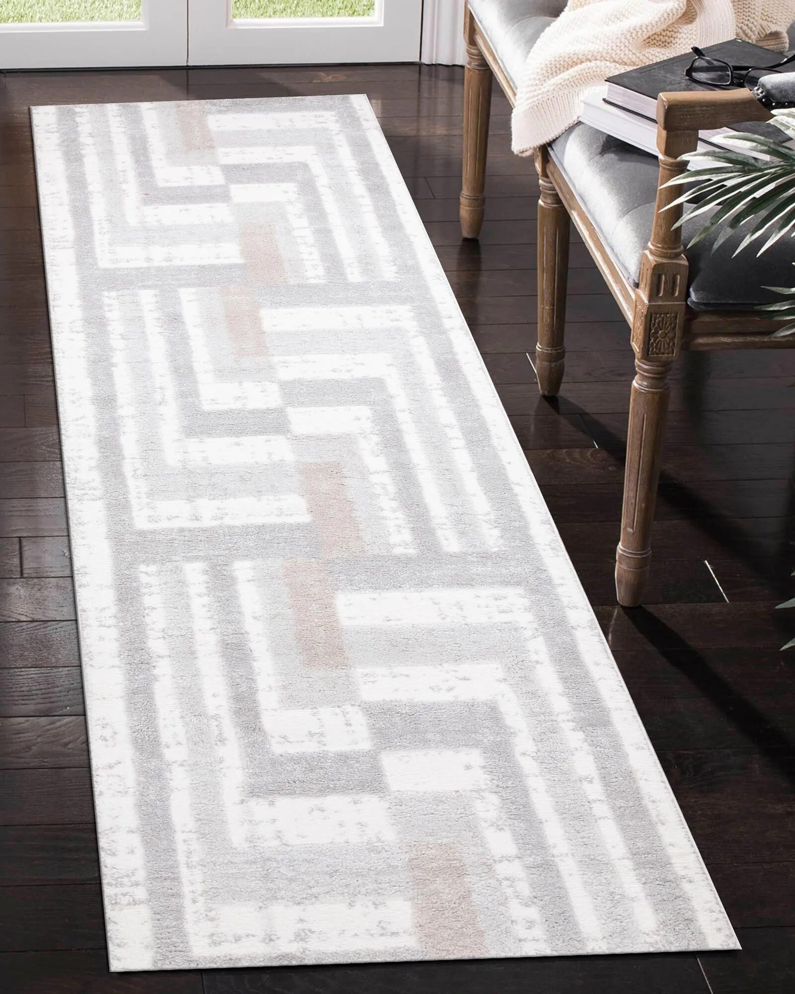 Large View Oscar Soft Geometric Rug