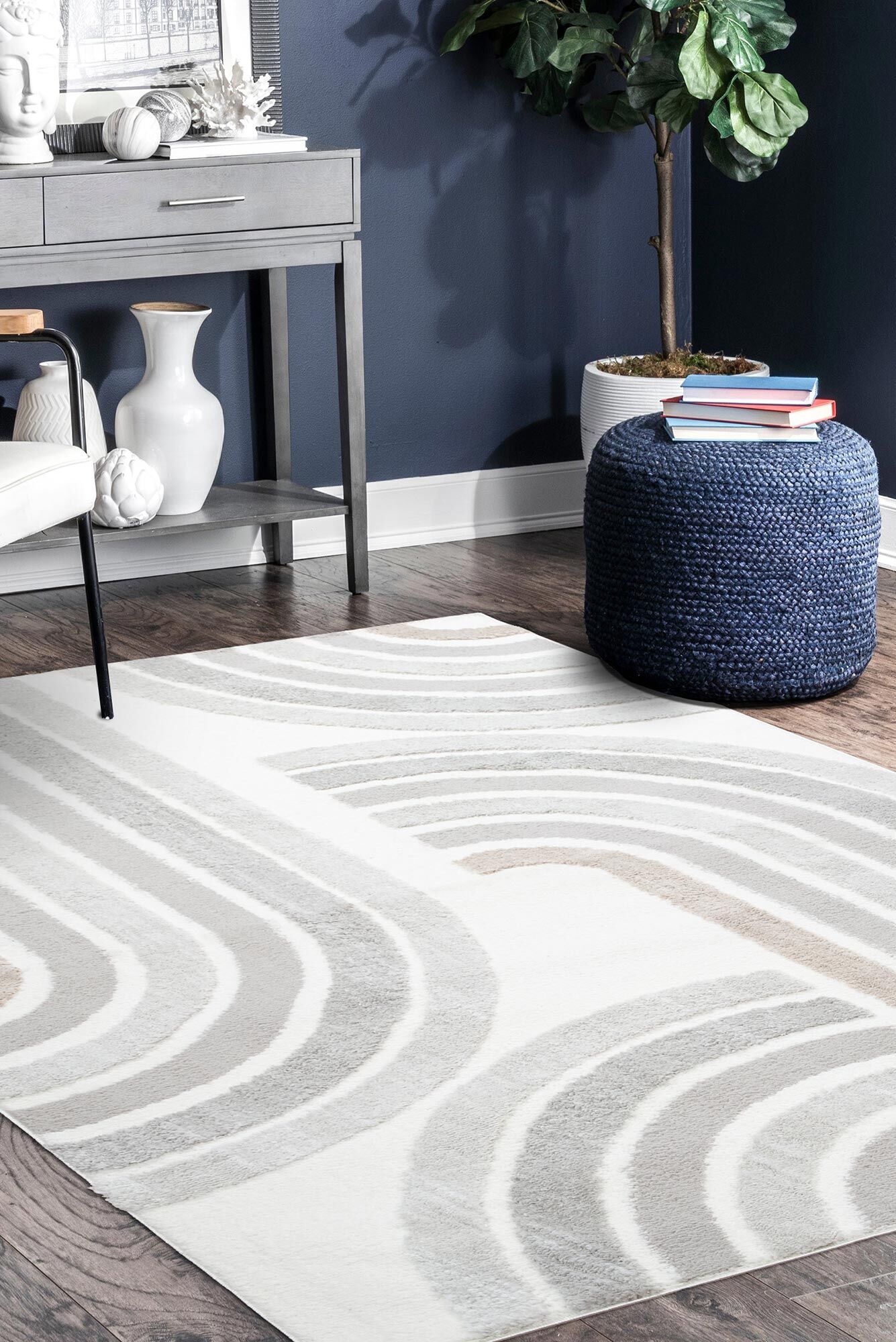 Oscar Soft Geometric Rug(Size 230 x 160cm)