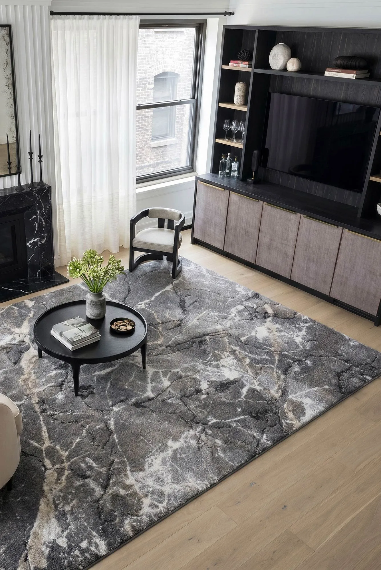 Paradise Modern Marble Rug(Size 230 x 160cm)