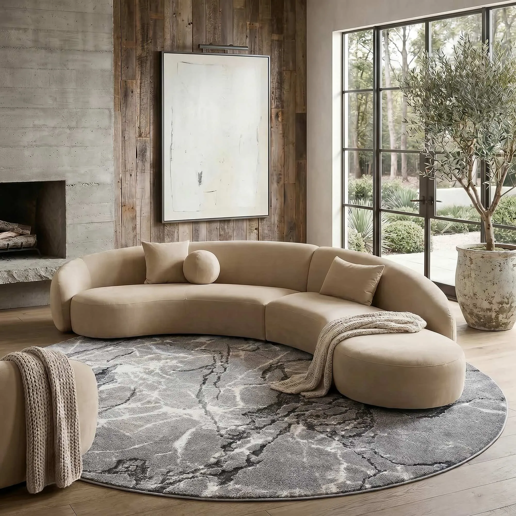 Paradise Modern Marble Rug