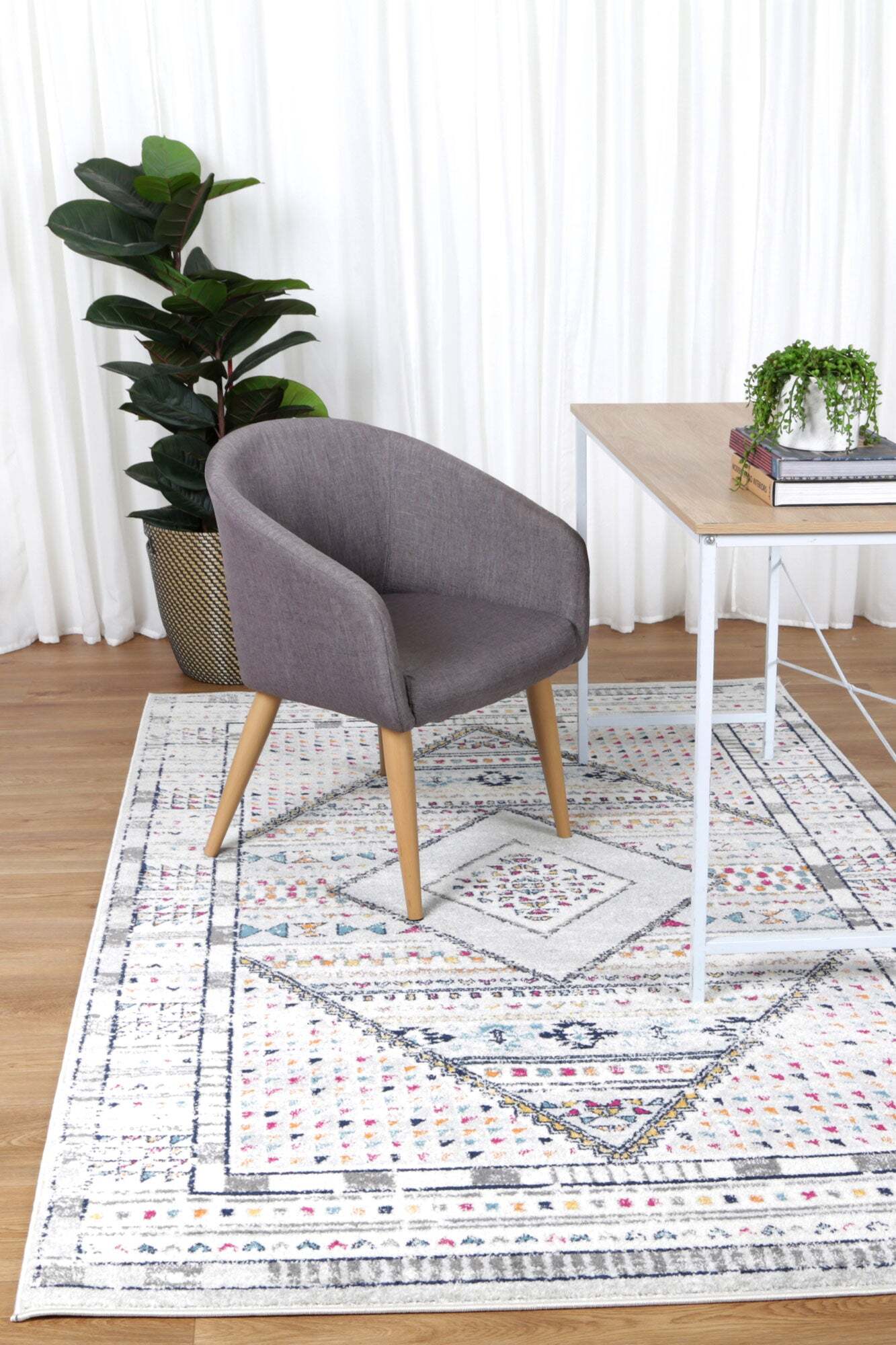 Large View Peri Contemporary Tribal Rug(Size 230 x 160cm)