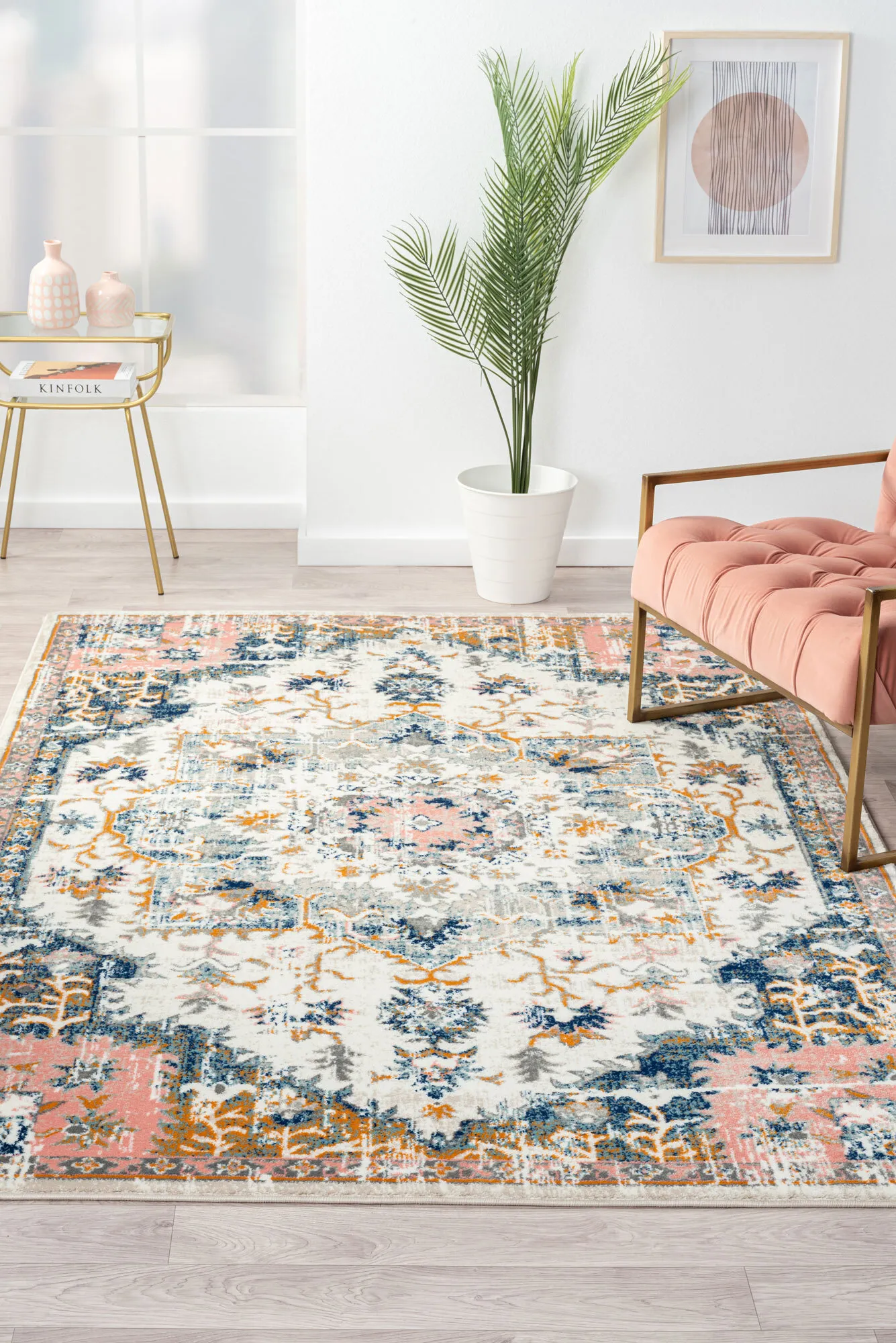 Persico Traditional Medallion Rug(Size 230 x 160cm)