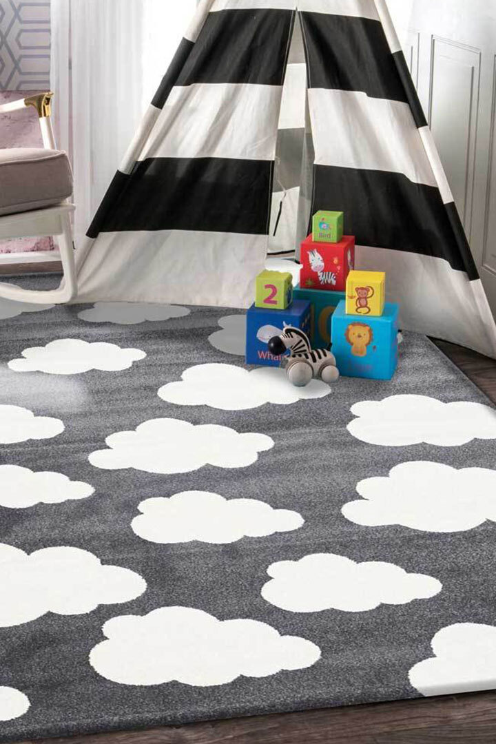 Petite Modern Kids Cloud Rug(Size 170 x 120cm)