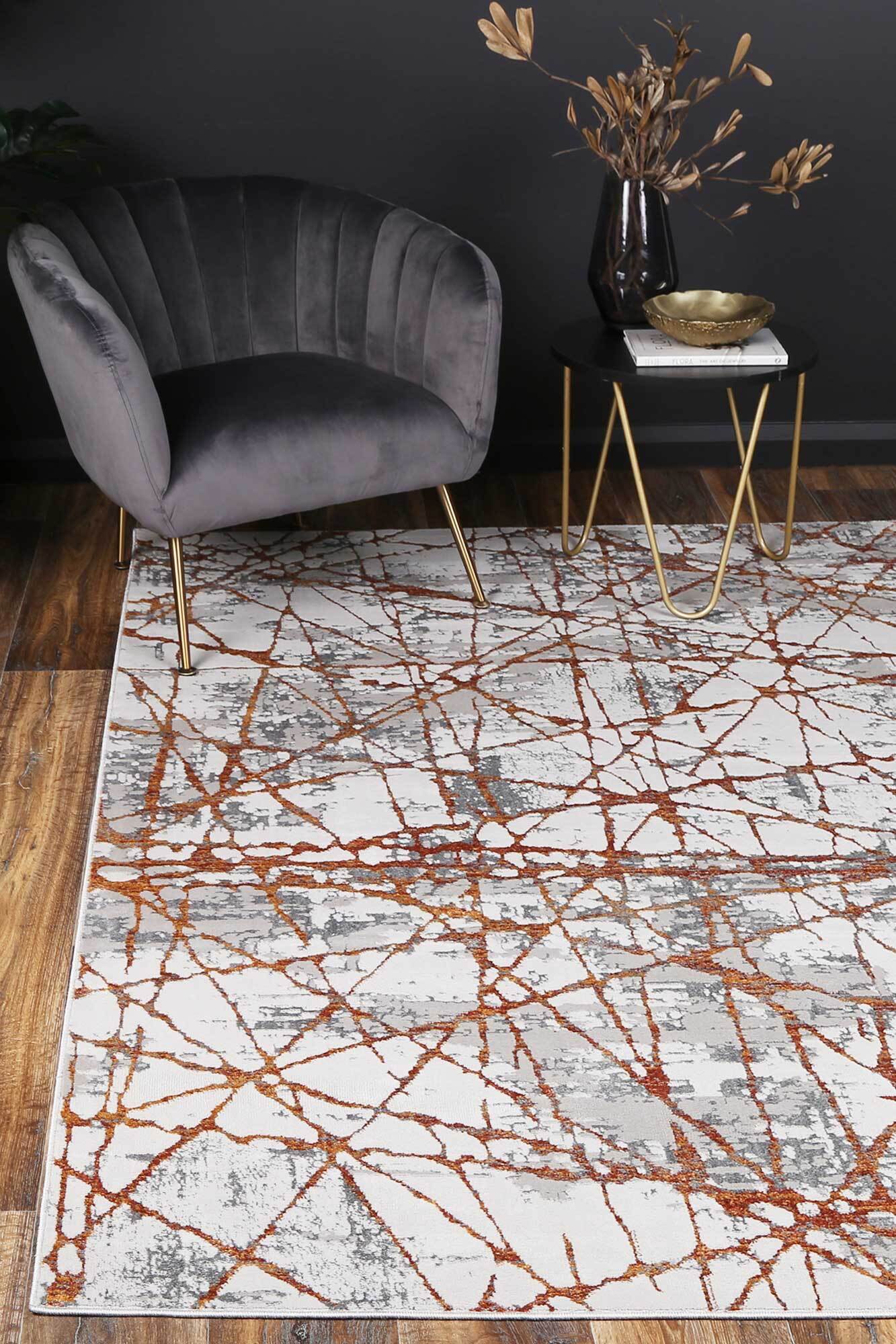 Poe Contemporary Abstract Rug(Size 170 x 120cm)