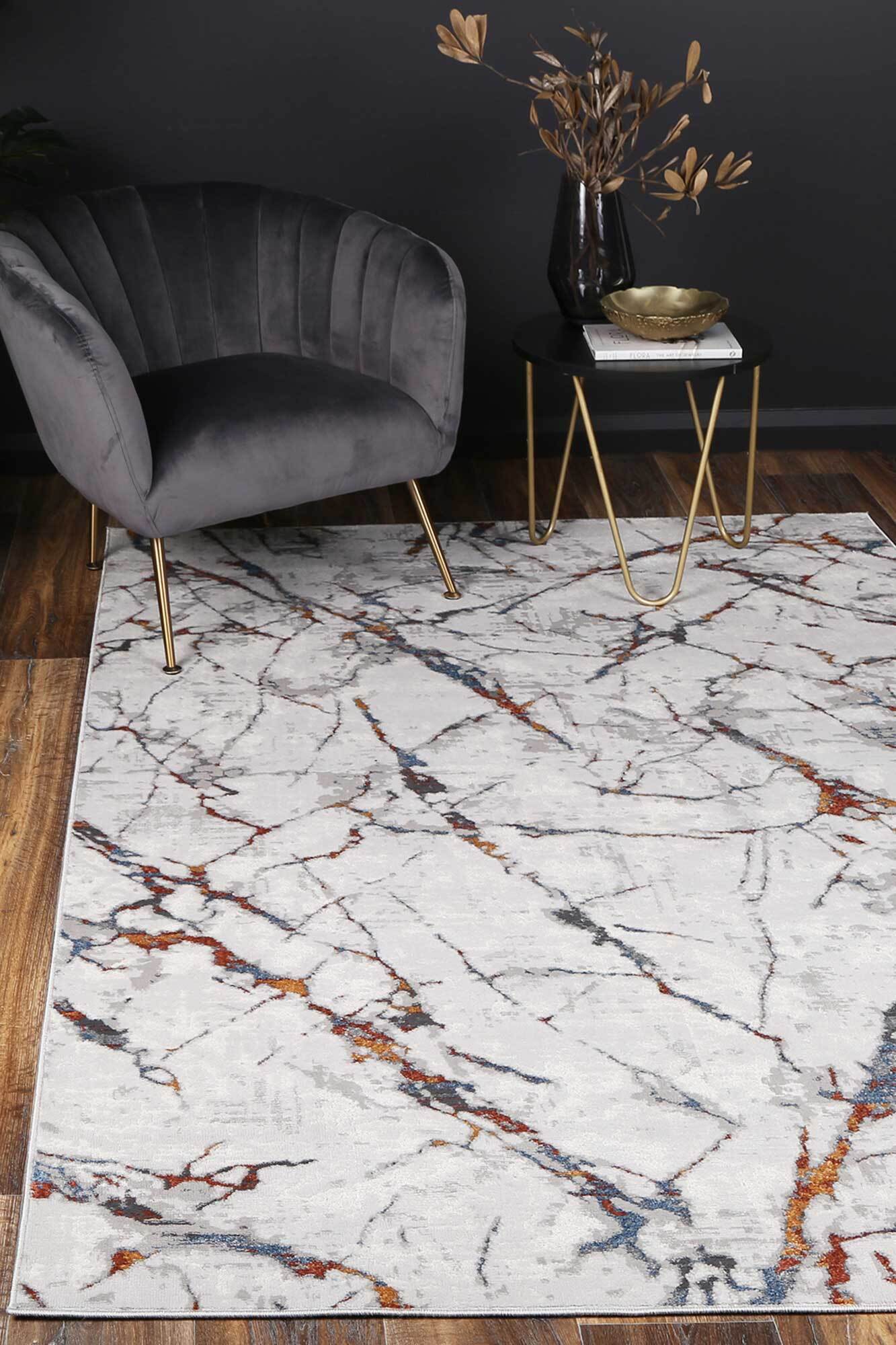 Poe Contemporary Marble Rug(Size 170 x 120cm)