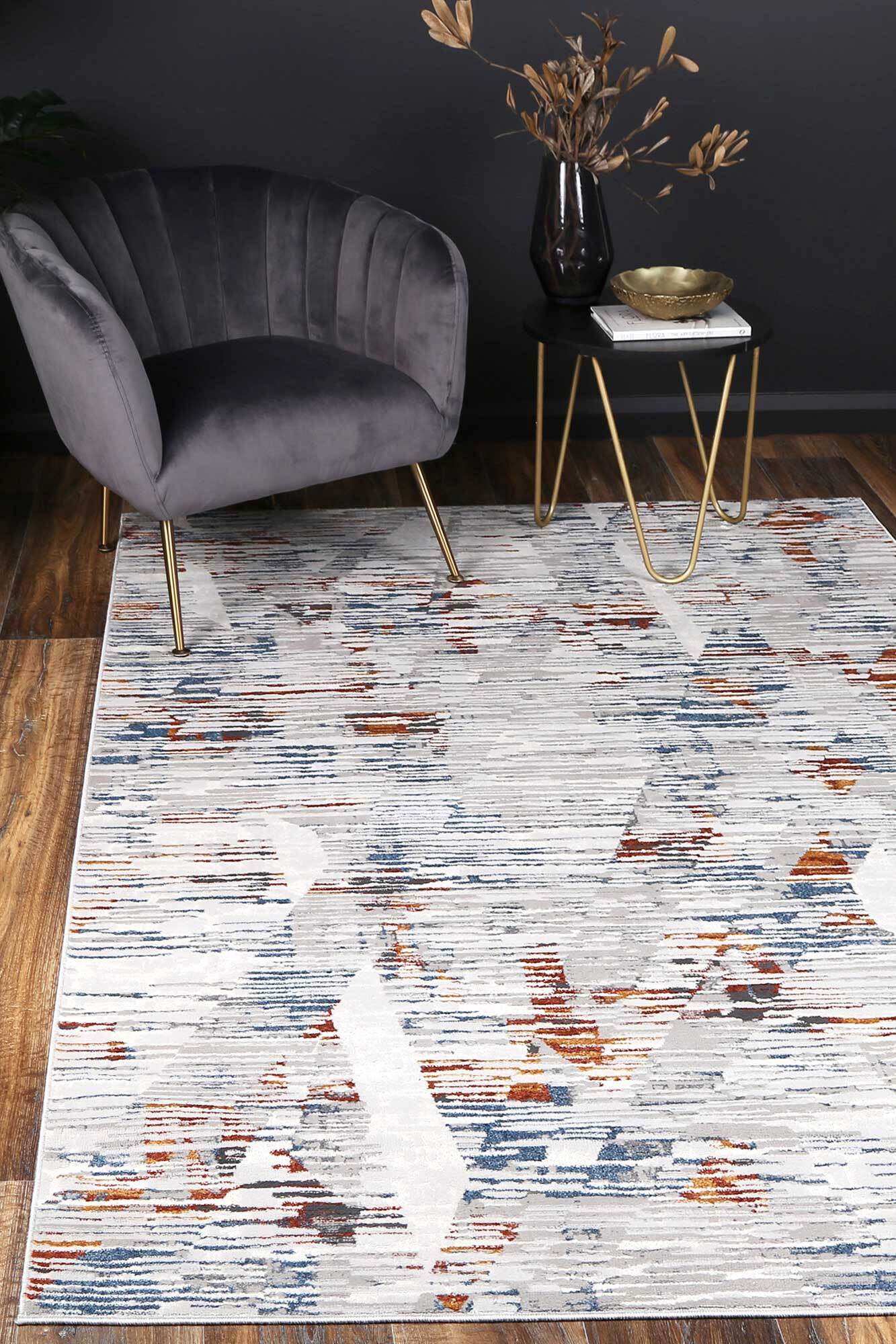 Poe Contemporary Abstract Rug(Size 170 x 120cm)