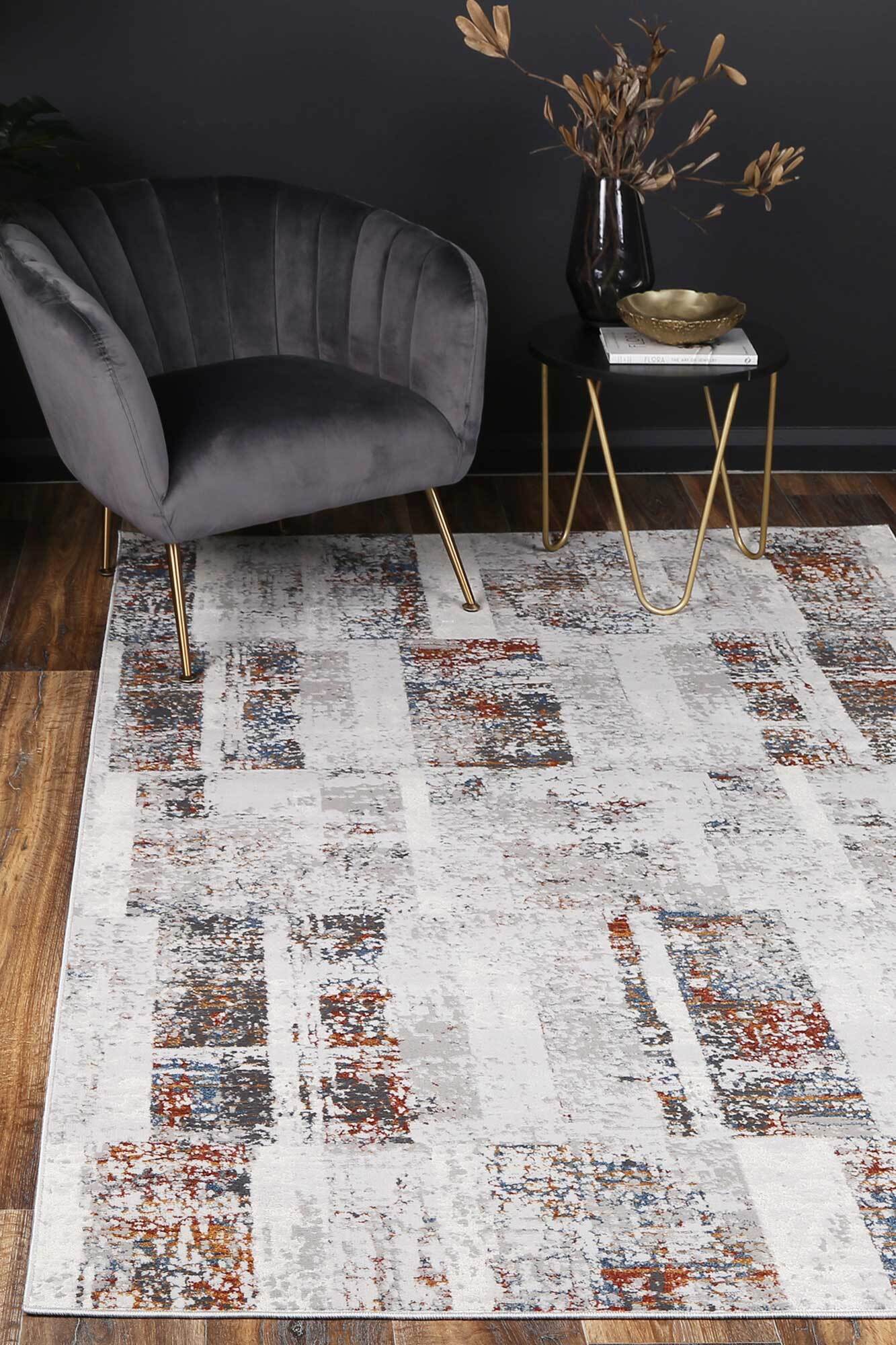 Poe Contemporary Abstract Rug(Size 170 x 120cm)