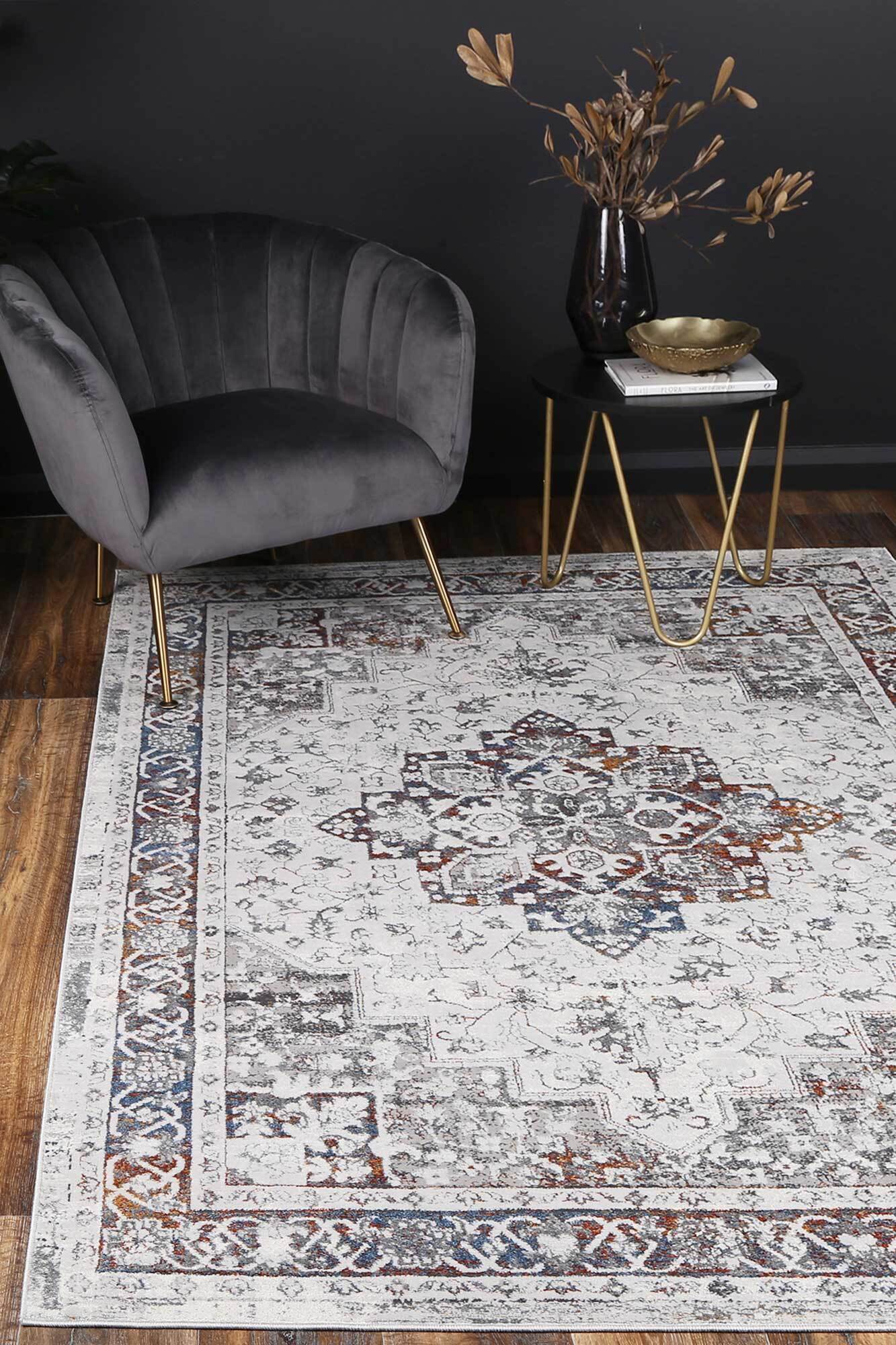Large View Poe Traditional Medallion Rug(Size 230 x 160cm)