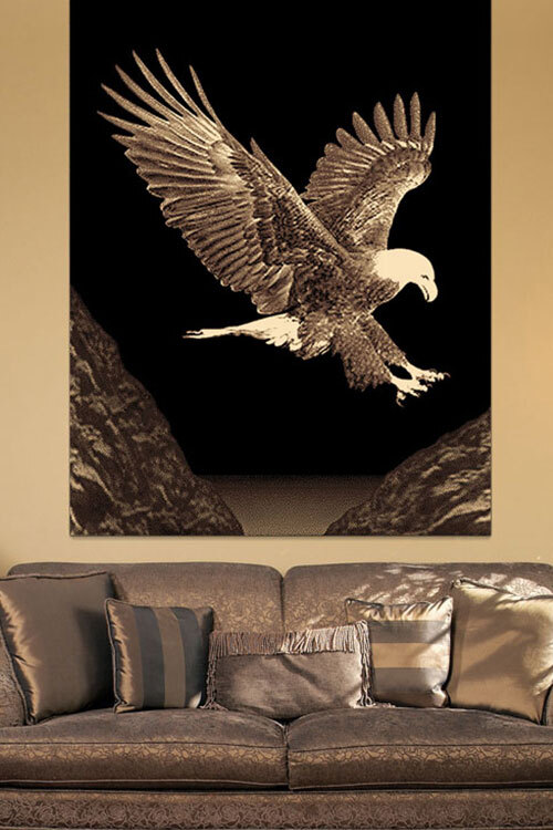 Rob Eagle Picture Rug(Size 170 x 120cm)