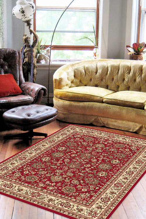Rob Traditional Red Floral Rug(Size 230 x 160cm)
